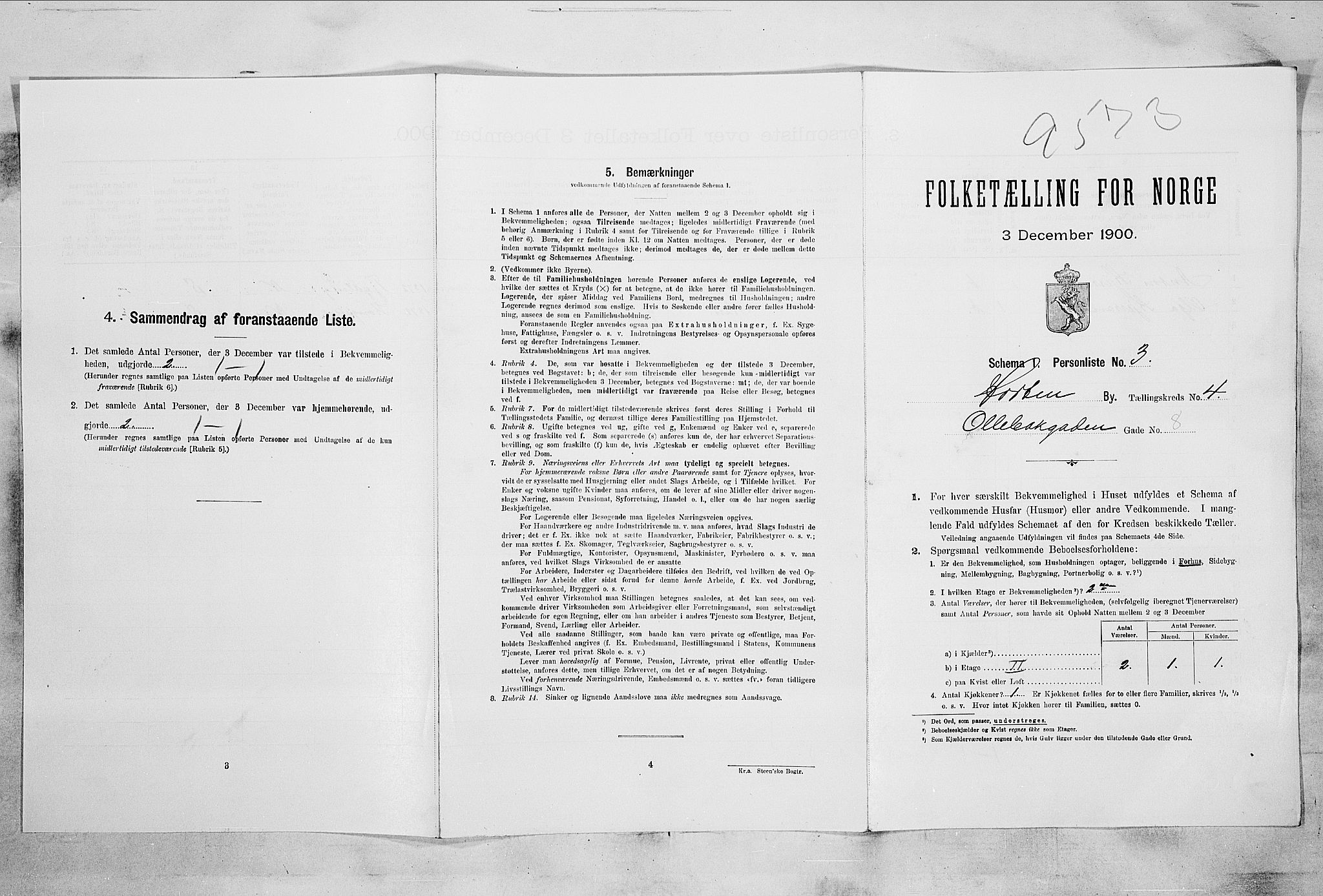 RA, Folketelling 1900 for 0703 Horten ladested, 1900, s. 2772