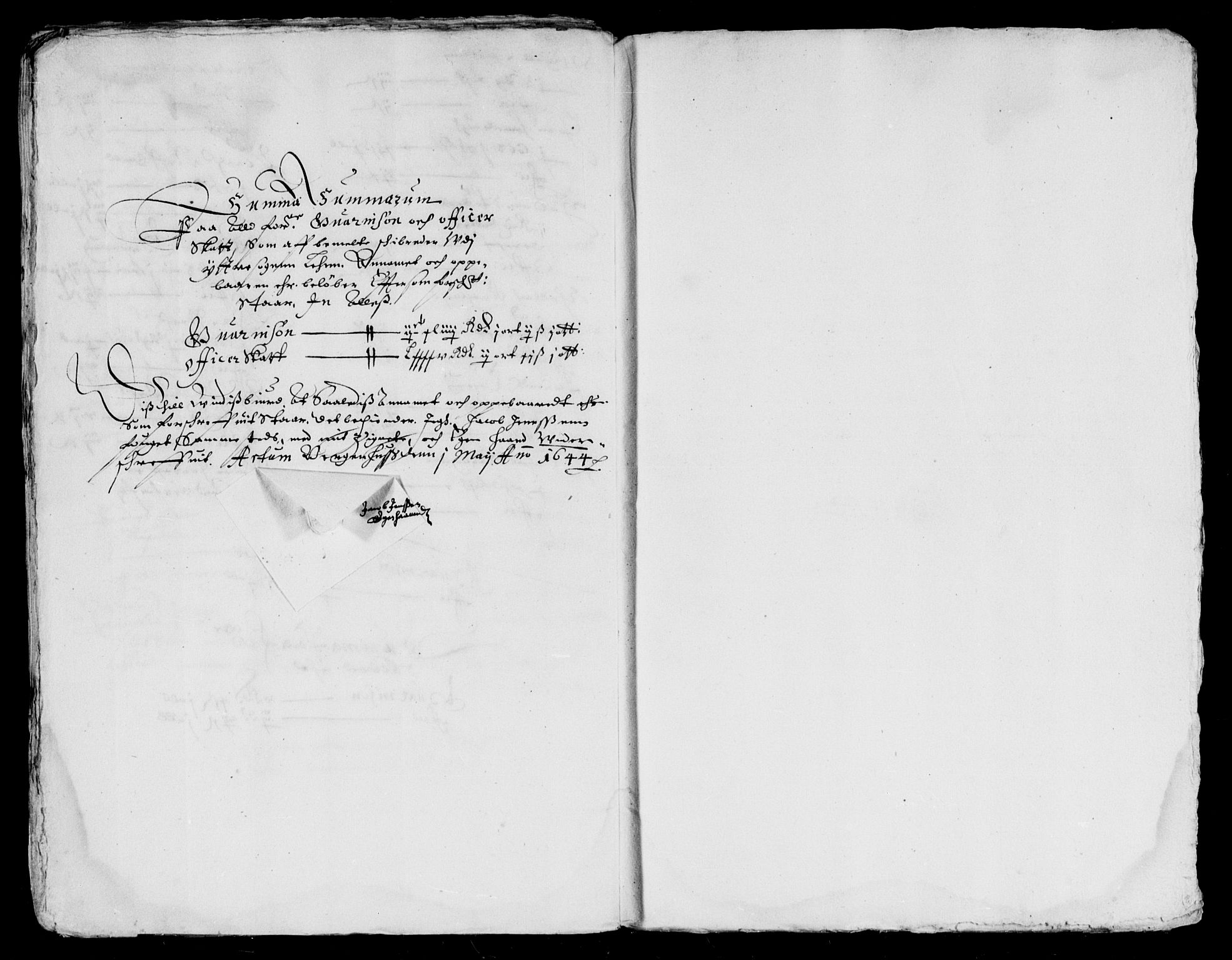 Rentekammeret inntil 1814, Reviderte regnskaper, Lensregnskaper, AV/RA-EA-5023/R/Rb/Rbt/L0097: Bergenhus len, 1643-1644