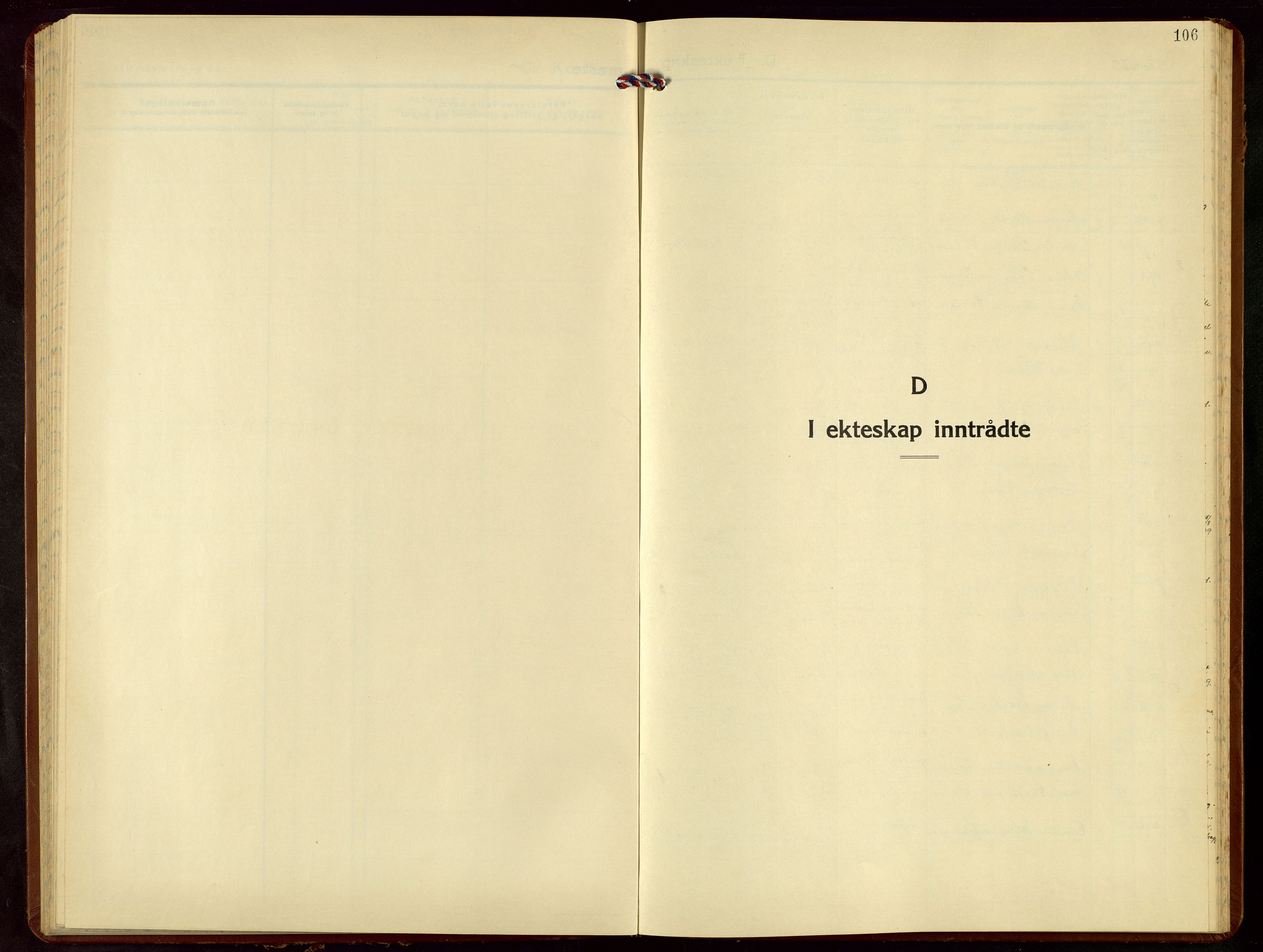 Høgsfjord sokneprestkontor, AV/SAST-A-101624/H/Ha/Hab/L0006: Klokkerbok nr. B 6, 1939-1965, s. 106