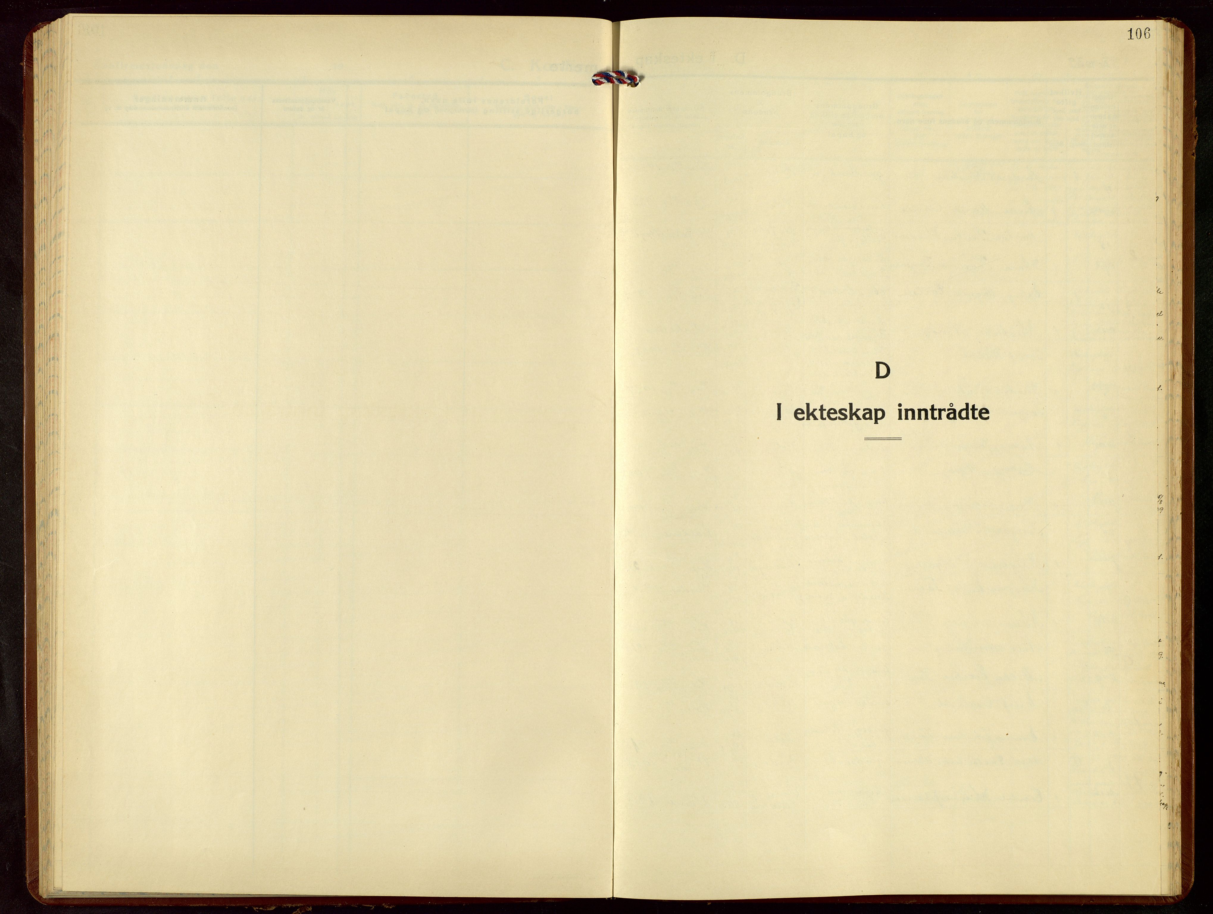 Høgsfjord sokneprestkontor, SAST/A-101624/H/Ha/Hab/L0006: Klokkerbok nr. B 6, 1939-1965, s. 106