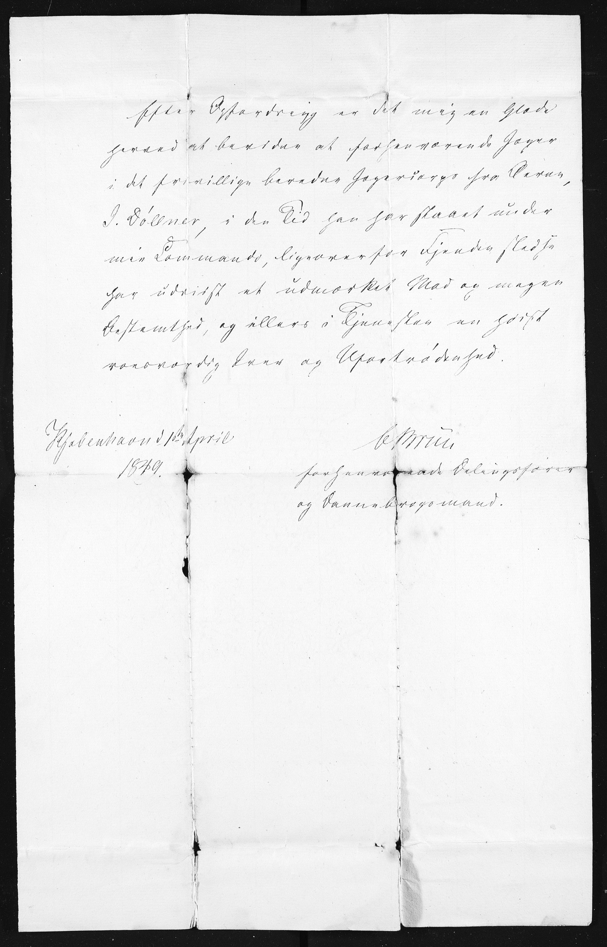 Familien Aalls privatarkiv , NESJ/NJM-005/E-00003/L0002/0001: Korrespondanse, brev til Jens Iver Dølner / Dølner brev- og bildepakke 001, 1850-1910