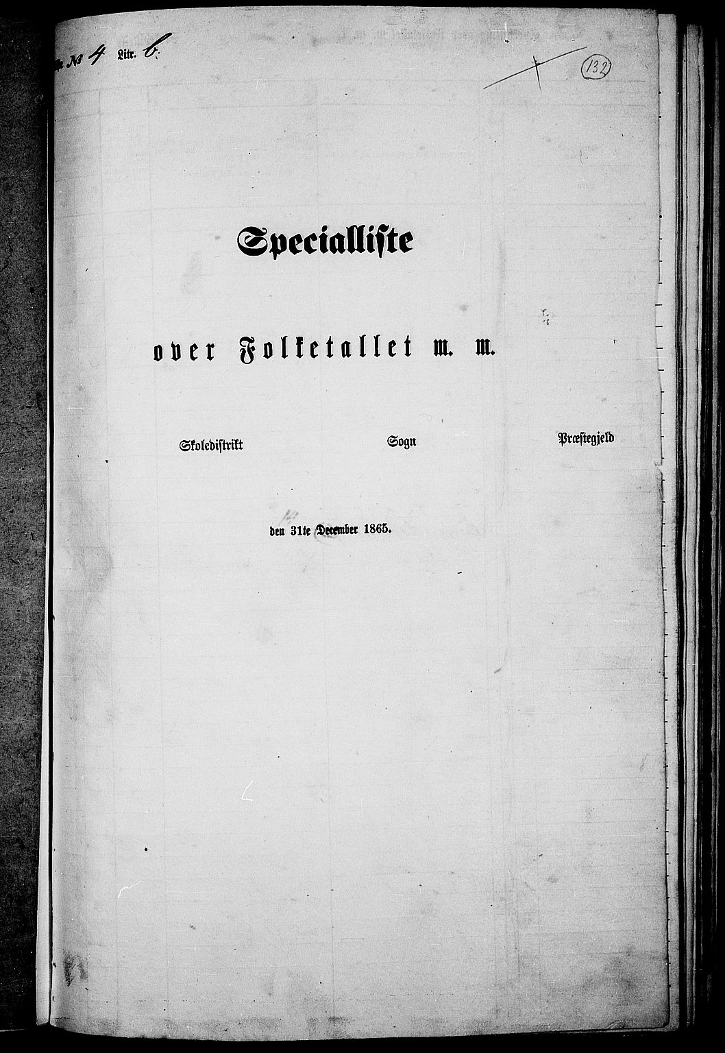 RA, Folketelling 1865 for 0515P Vågå prestegjeld, 1865, s. 122