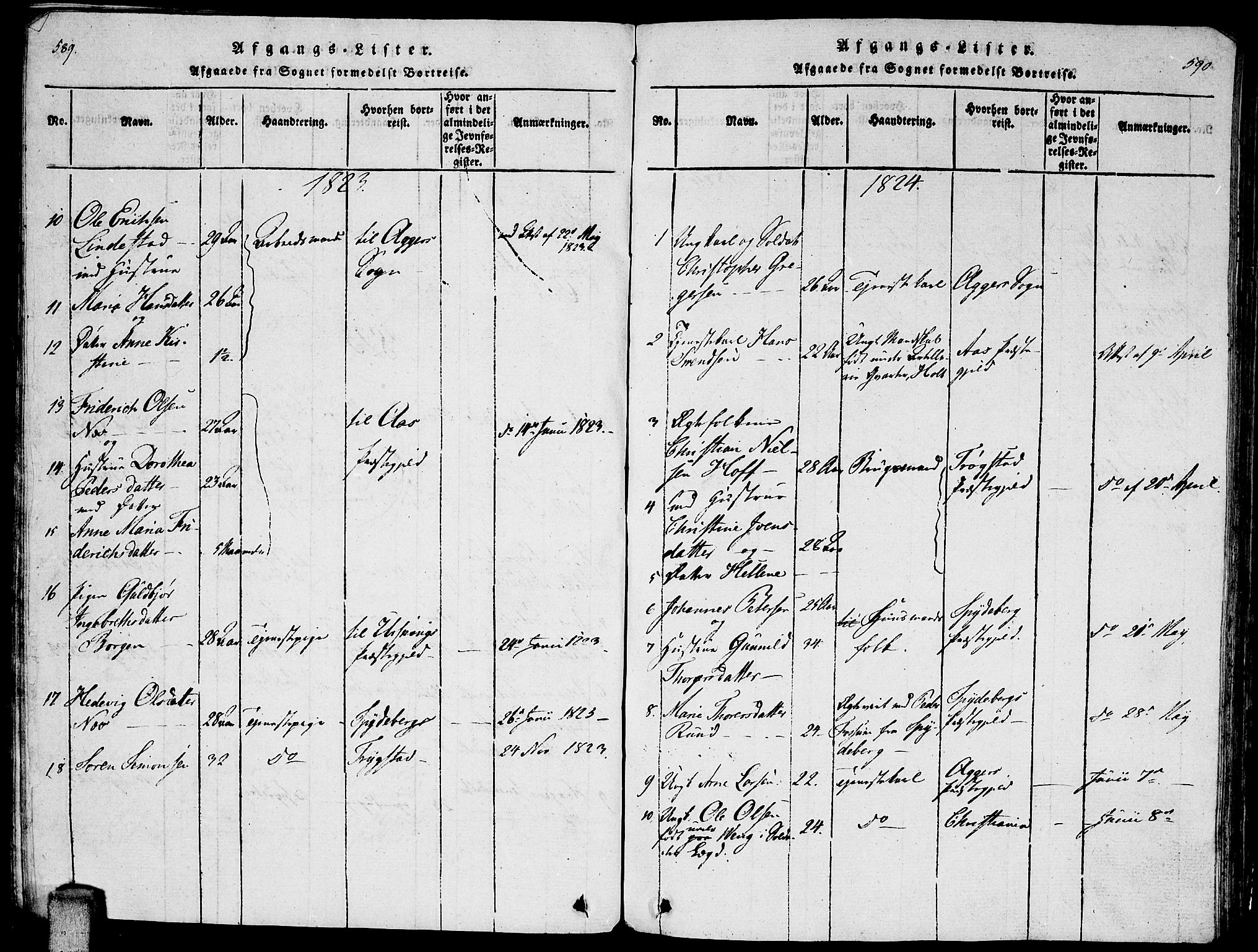 Enebakk prestekontor Kirkebøker, AV/SAO-A-10171c/F/Fa/L0005: Ministerialbok nr. I 5, 1790-1825, s. 589-590
