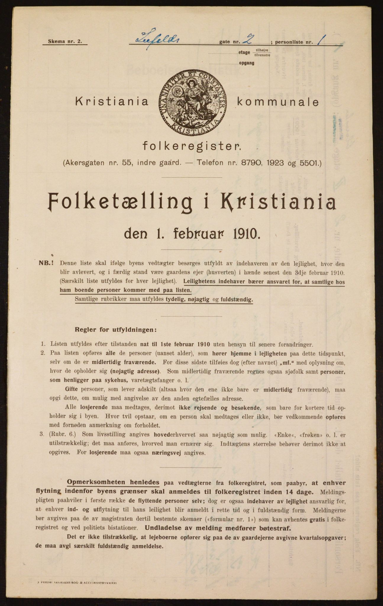 OBA, Kommunal folketelling 1.2.1910 for Kristiania, 1910, s. 55293