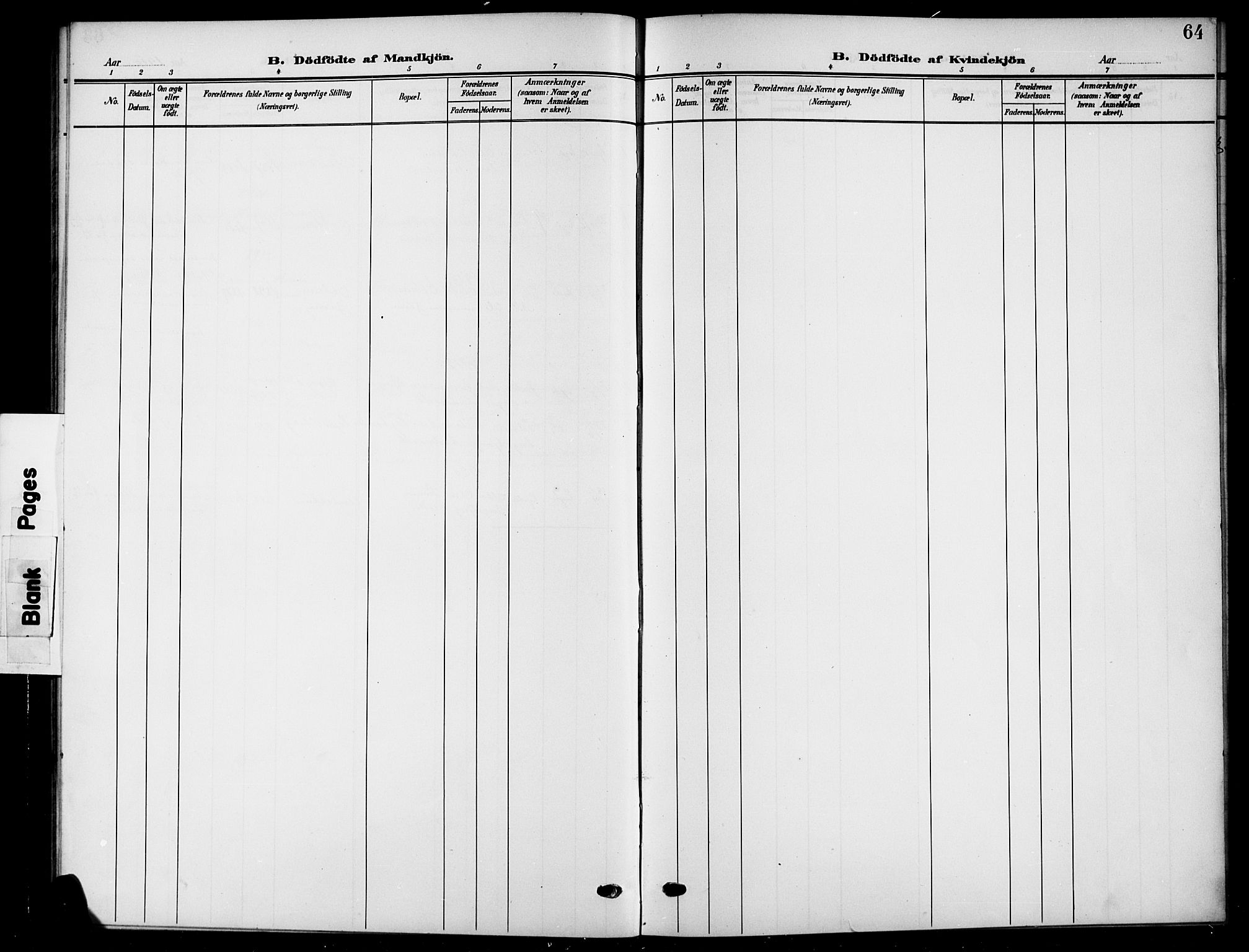 Nord-Aurdal prestekontor, SAH/PREST-132/H/Ha/Hab/L0012: Klokkerbok nr. 12, 1907-1920, s. 64