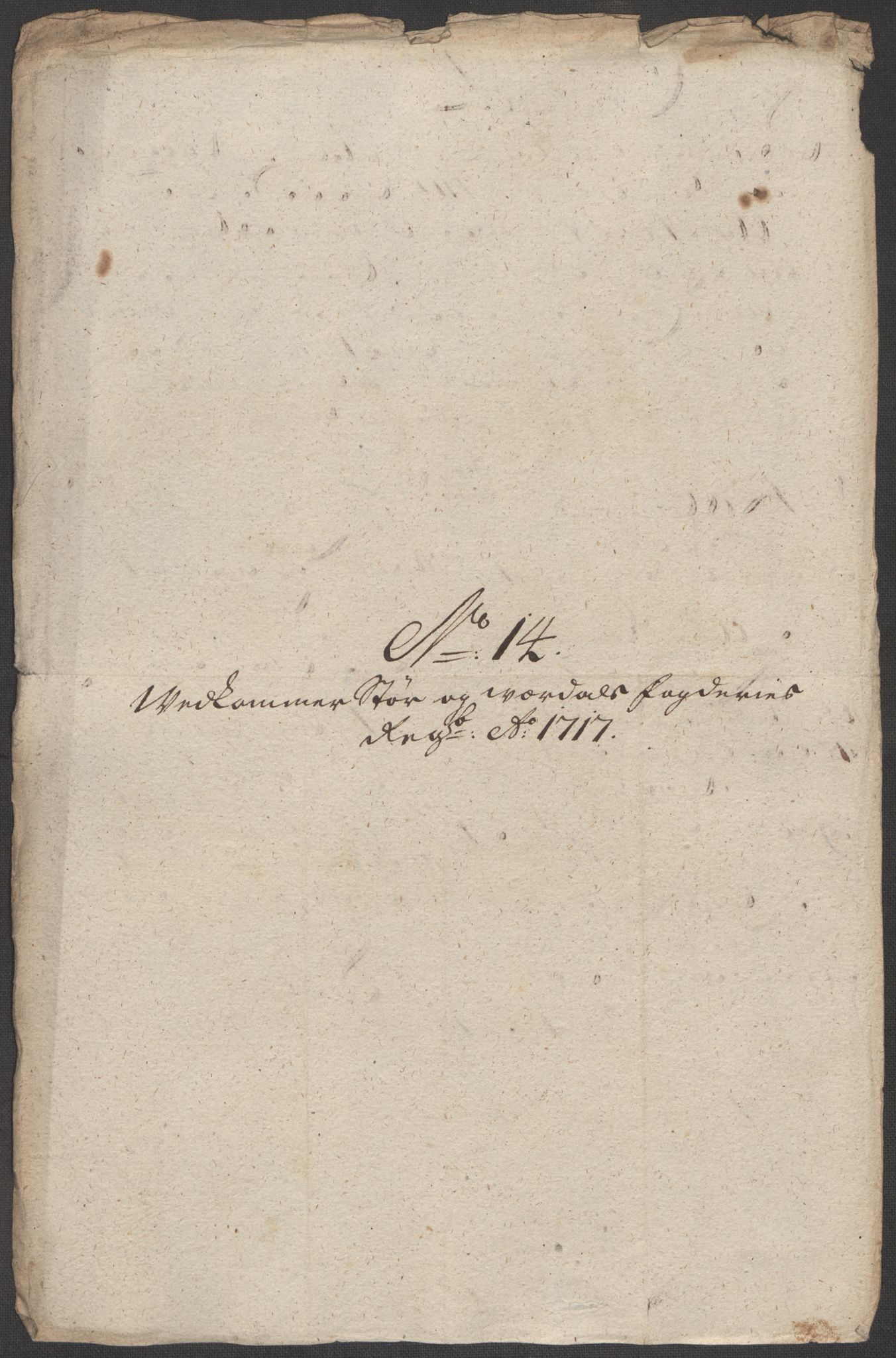 Rentekammeret inntil 1814, Reviderte regnskaper, Fogderegnskap, AV/RA-EA-4092/R62/L4207: Fogderegnskap Stjørdal og Verdal, 1717, s. 177