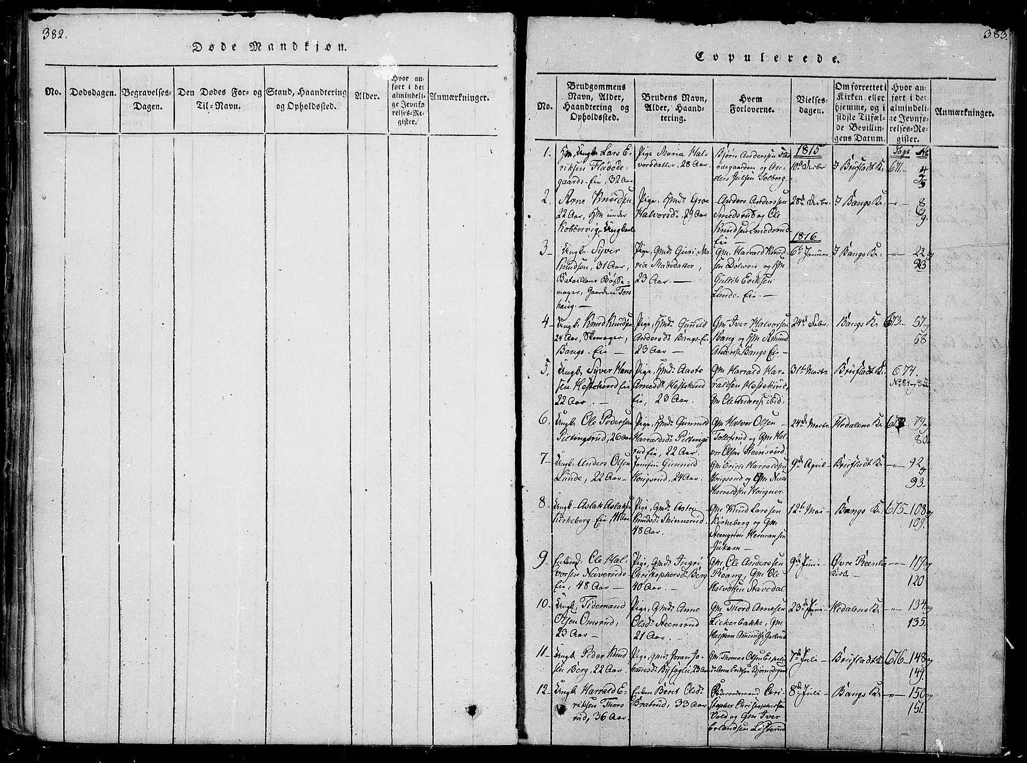 Sør-Aurdal prestekontor, AV/SAH-PREST-128/H/Ha/Haa/L0002: Ministerialbok nr. 2, 1815-1840, s. 382-383