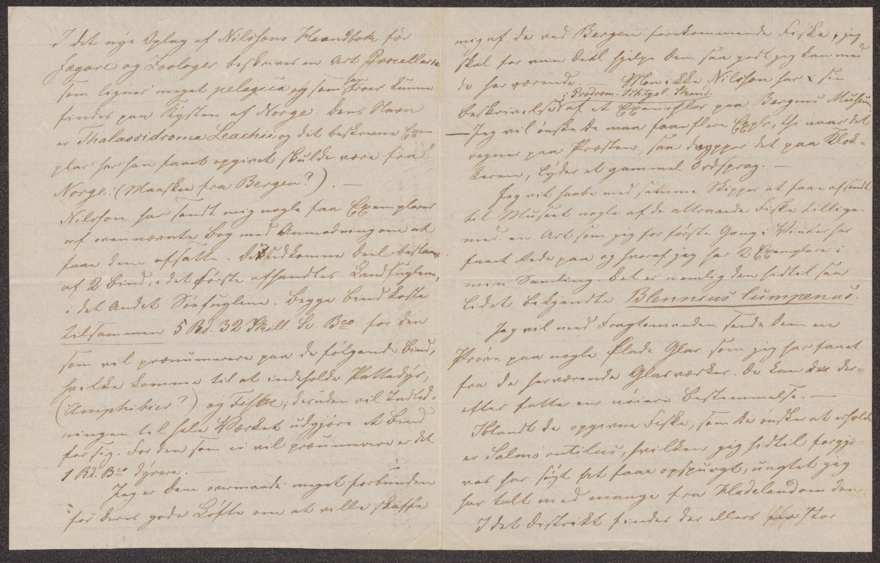 Bergens Museum, UMB/A007/D/Da/L0007/0003: Brevsamling 1834 - 1835 / Brevsamling 1835, 1835
