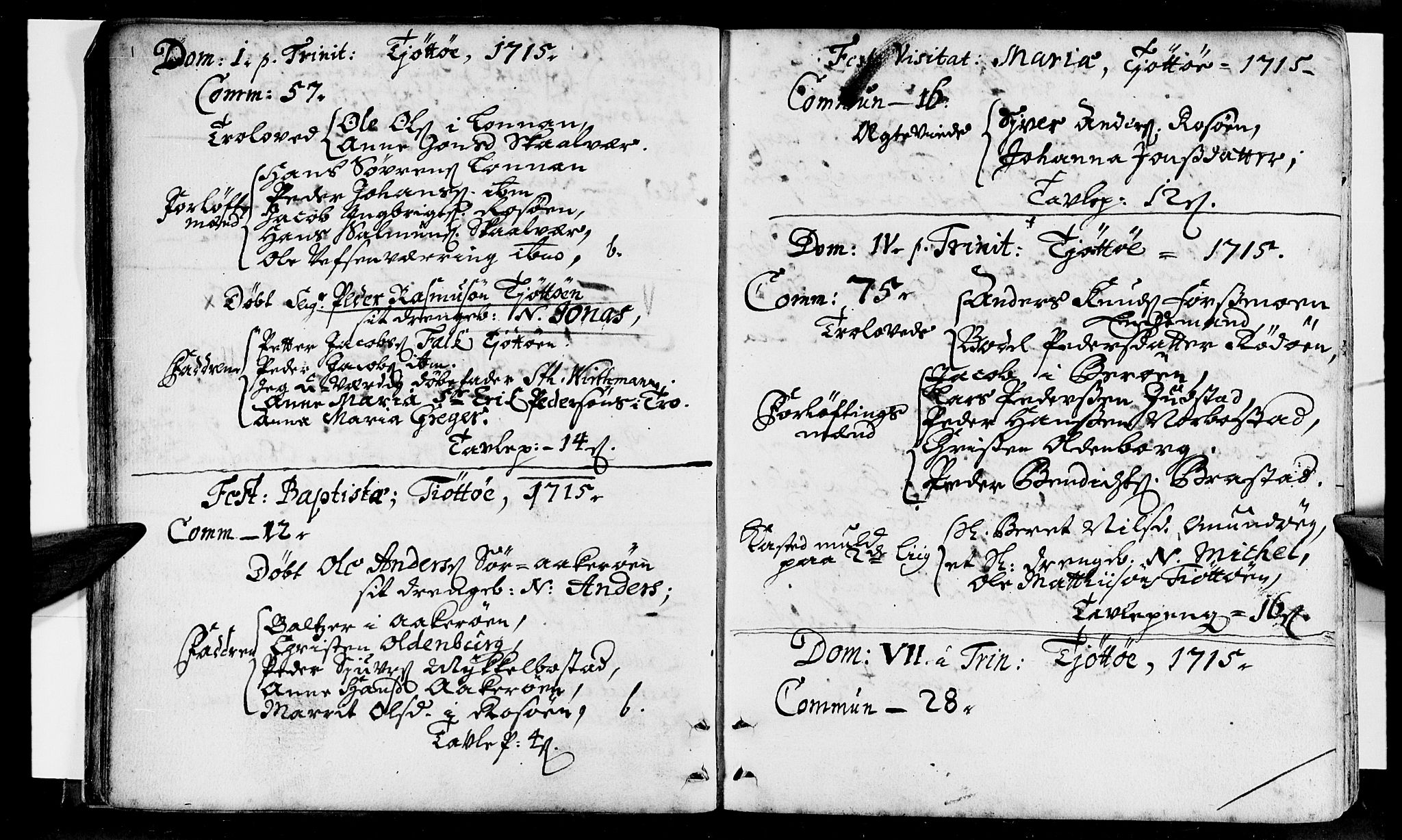 Ministerialprotokoller, klokkerbøker og fødselsregistre - Nordland, AV/SAT-A-1459/817/L0259: Ministerialbok nr. 817A01, 1714-1737