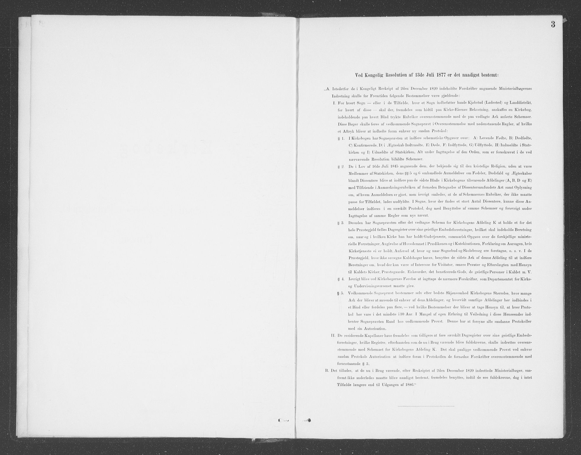 Balestrand sokneprestembete, AV/SAB-A-79601/H/Haa/Haae/L0001: Ministerialbok nr. E  1, 1889-1909, s. 3