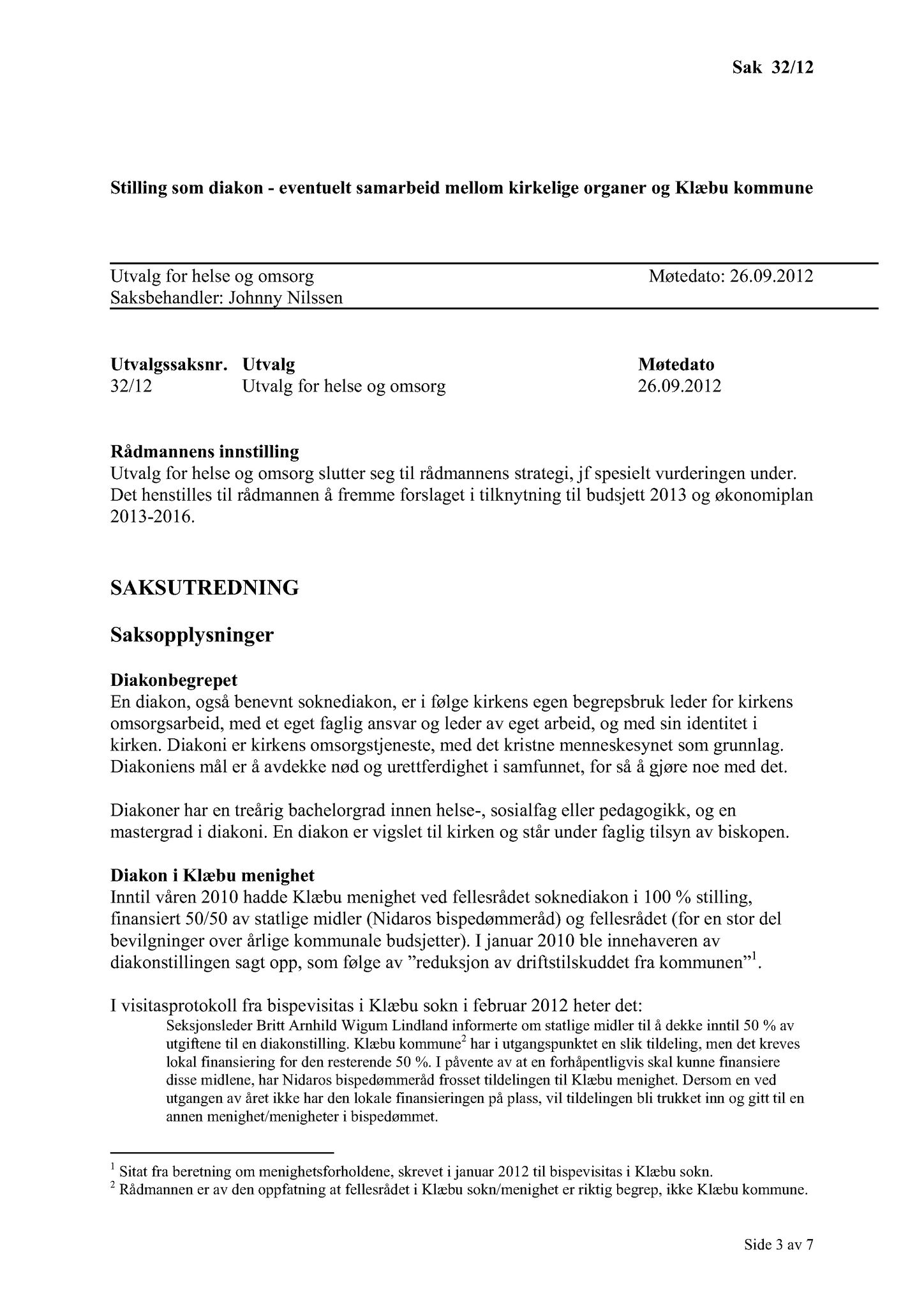 Klæbu Kommune, TRKO/KK/05-UOm/L003: Utvalg for omsorg - Møtedokumenter, 2012, s. 429