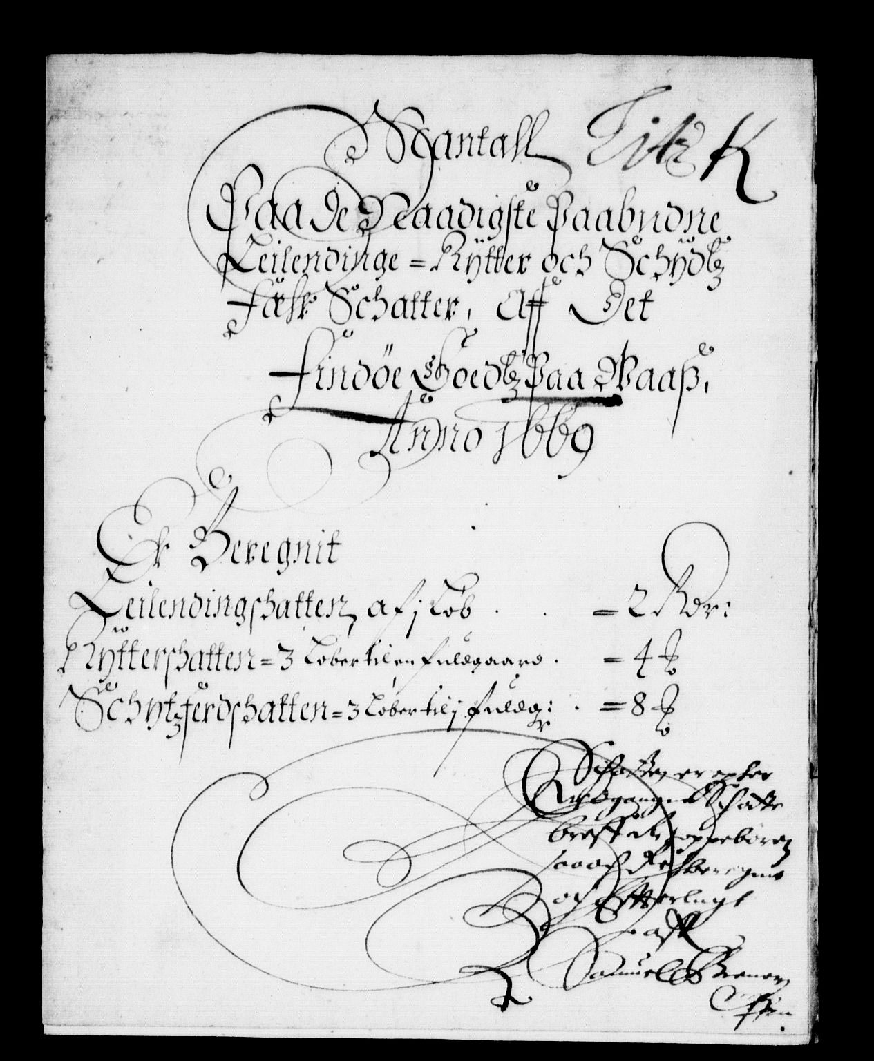 Rentekammeret inntil 1814, Reviderte regnskaper, Stiftamtstueregnskaper, Bergen stiftamt, RA/EA-6043/R/Rc/L0030: Bergen stiftamt, 1669