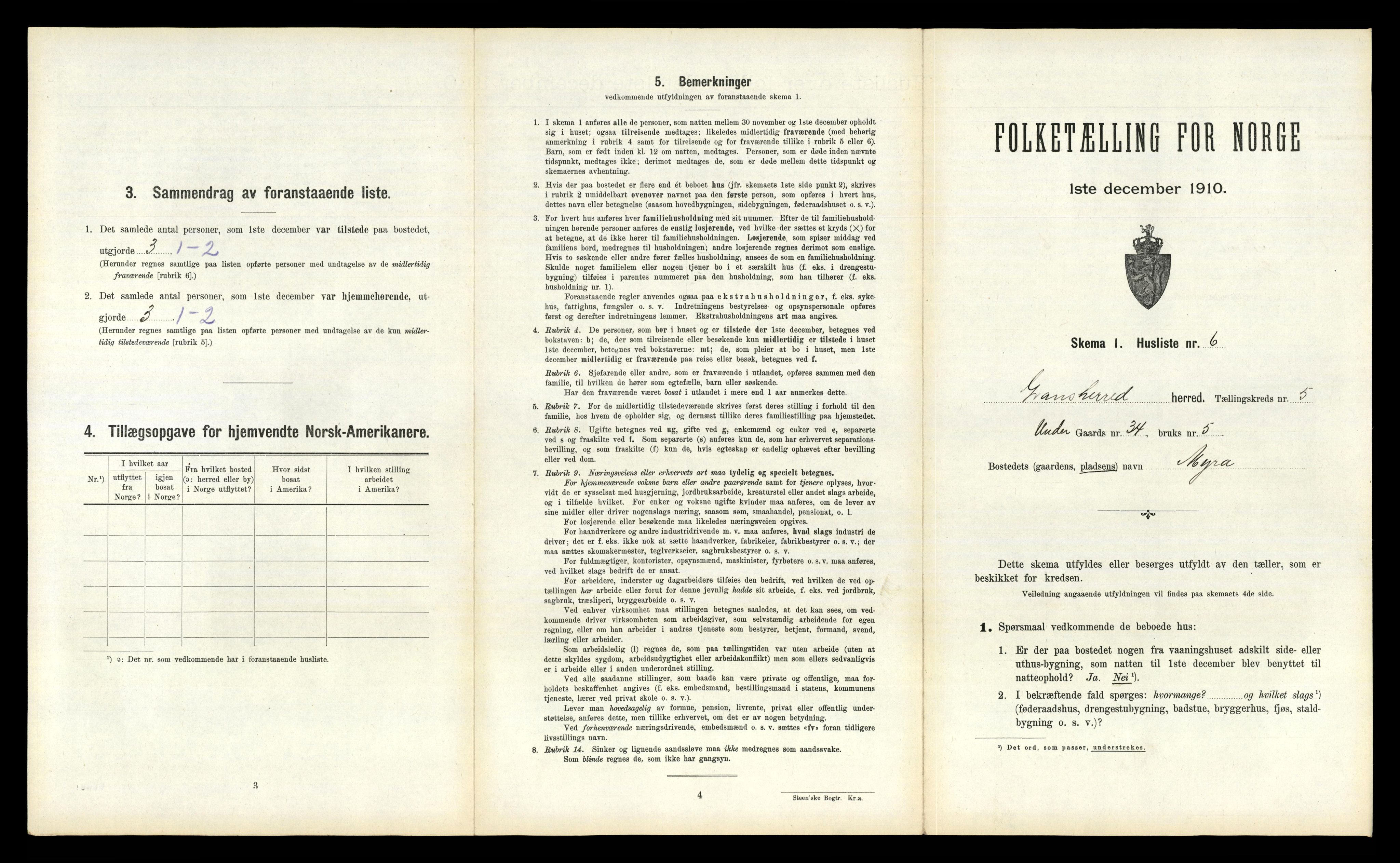 RA, Folketelling 1910 for 0824 Gransherad herred, 1910, s. 368