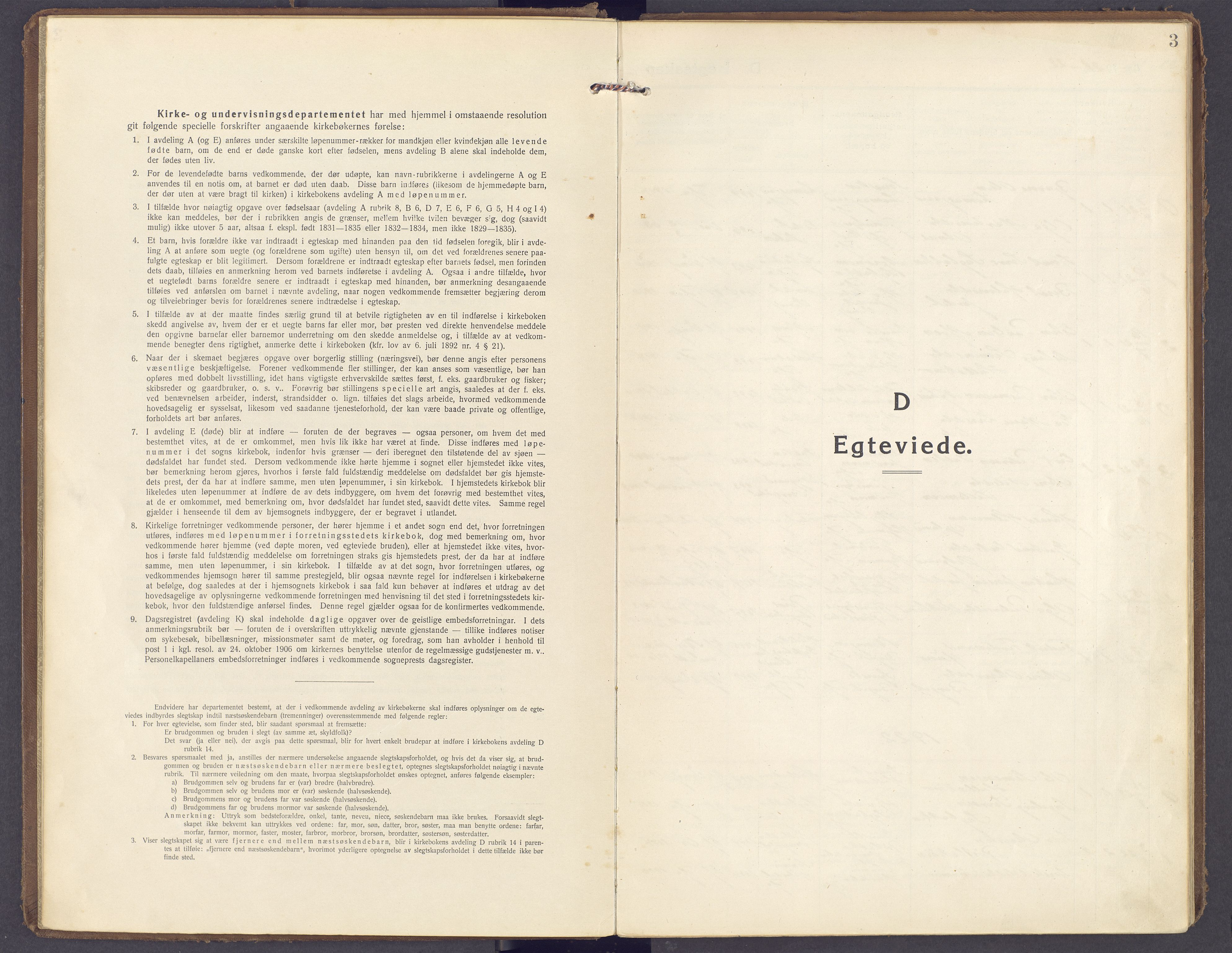 Tolga prestekontor, AV/SAH-PREST-062/K/L0019: Ministerialbok nr. 19, 1921-1974, s. 3