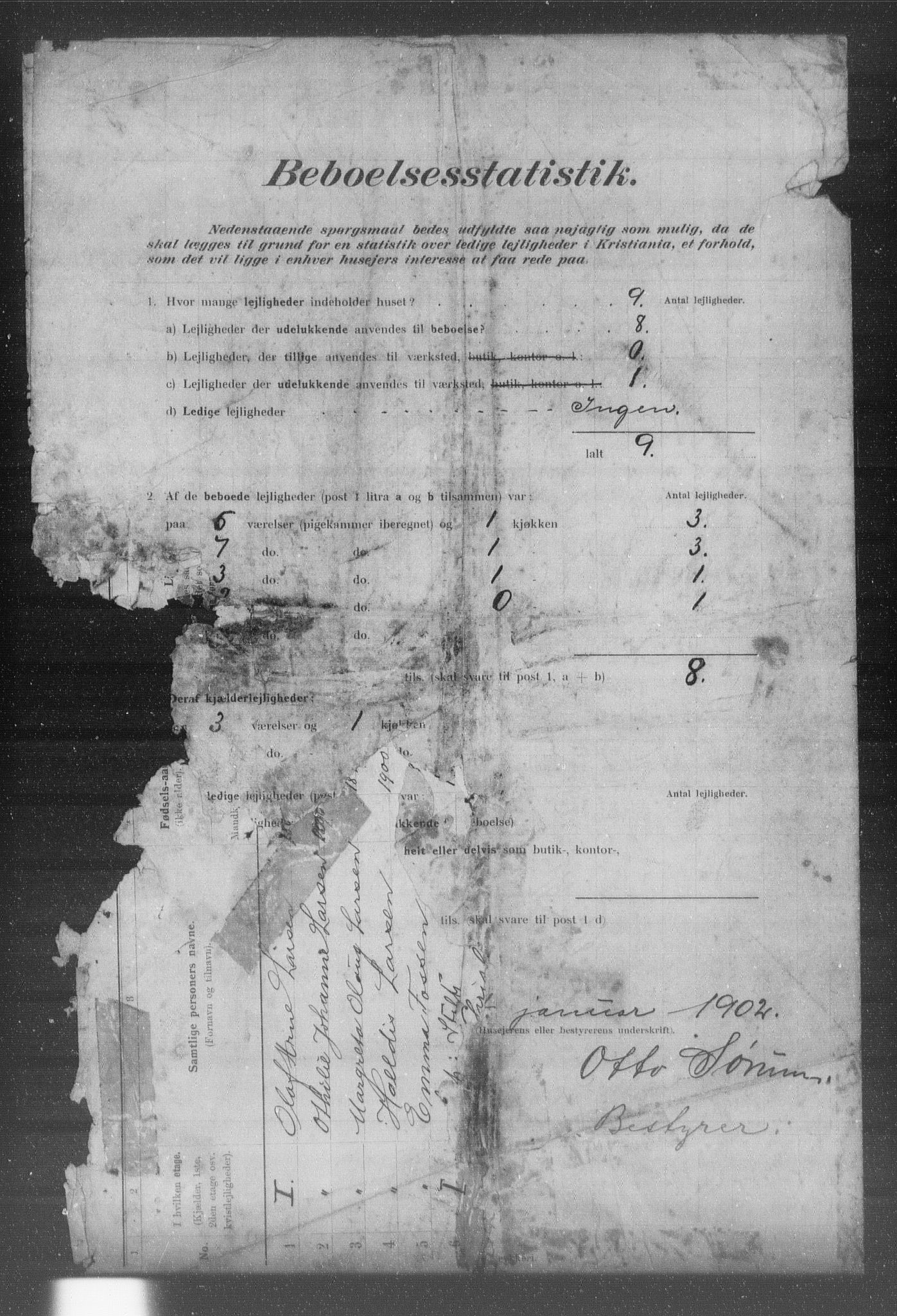 OBA, Kommunal folketelling 31.12.1902 for Kristiania kjøpstad, 1902, s. 22583