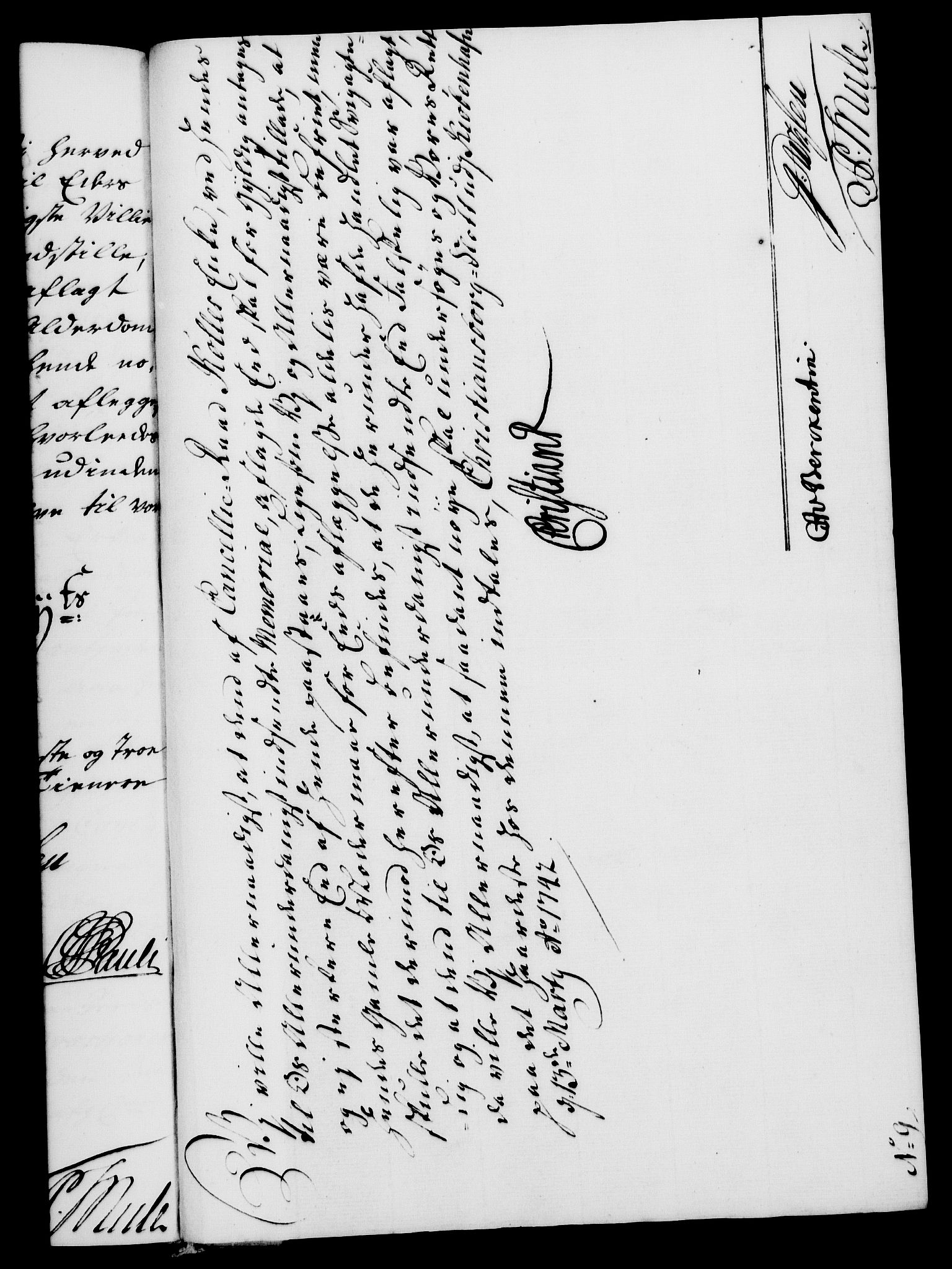 Rentekammeret, Kammerkanselliet, RA/EA-3111/G/Gf/Gfa/L0025: Norsk relasjons- og resolusjonsprotokoll (merket RK 52.25), 1742, s. 217