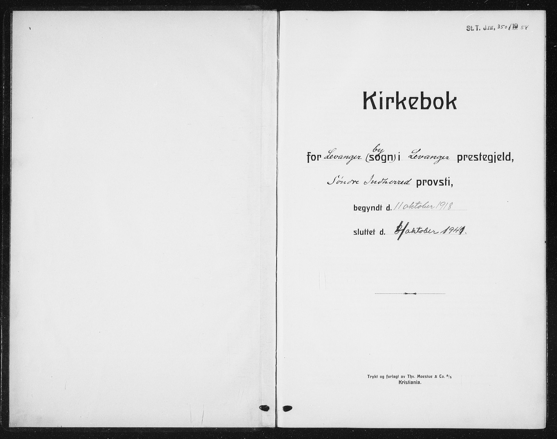 Ministerialprotokoller, klokkerbøker og fødselsregistre - Nord-Trøndelag, SAT/A-1458/720/L0193: Klokkerbok nr. 720C02, 1918-1941