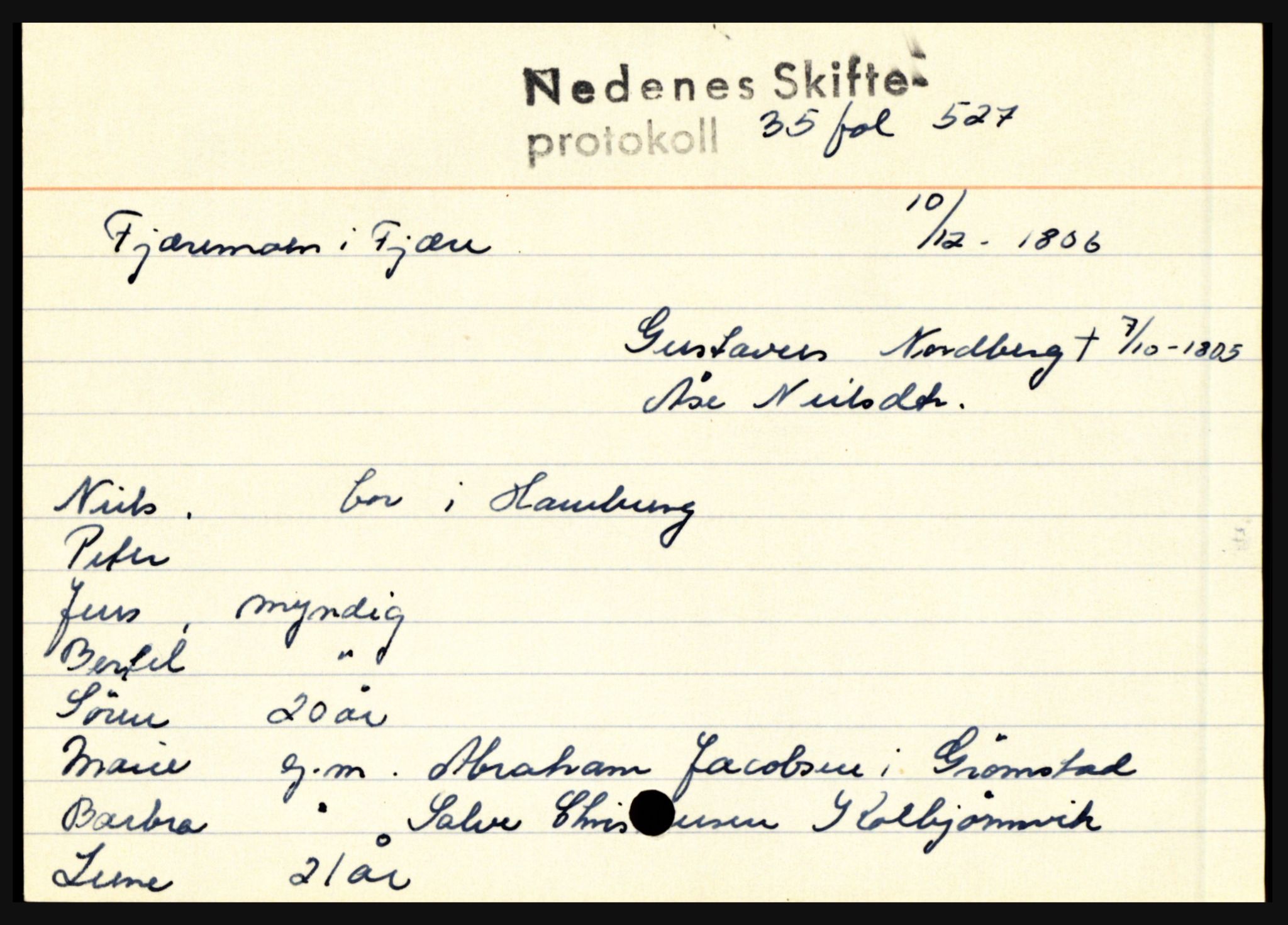Nedenes sorenskriveri før 1824, AV/SAK-1221-0007/H, s. 6889