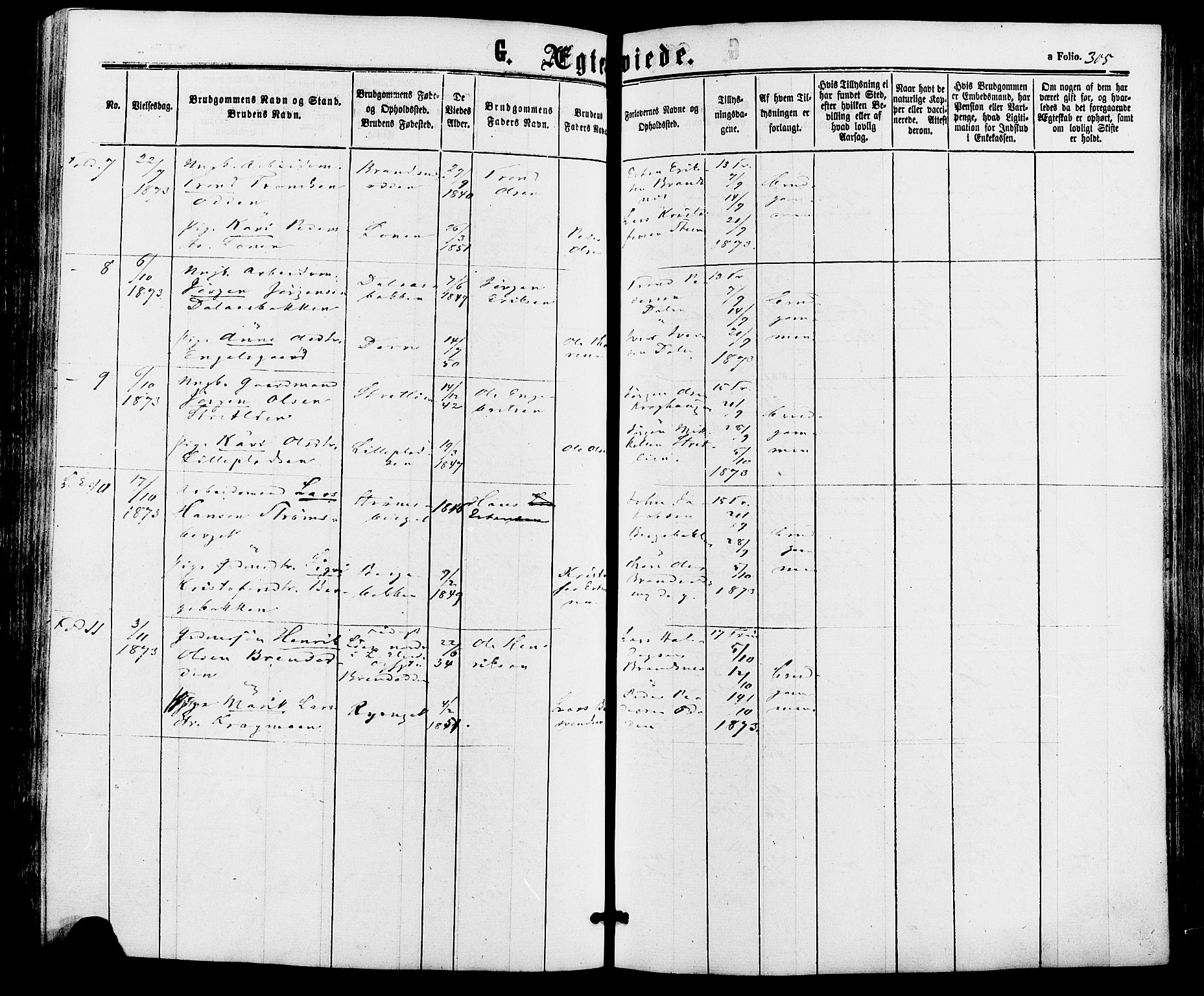 Alvdal prestekontor, AV/SAH-PREST-060/H/Ha/Haa/L0001: Ministerialbok nr. 1, 1863-1882, s. 305