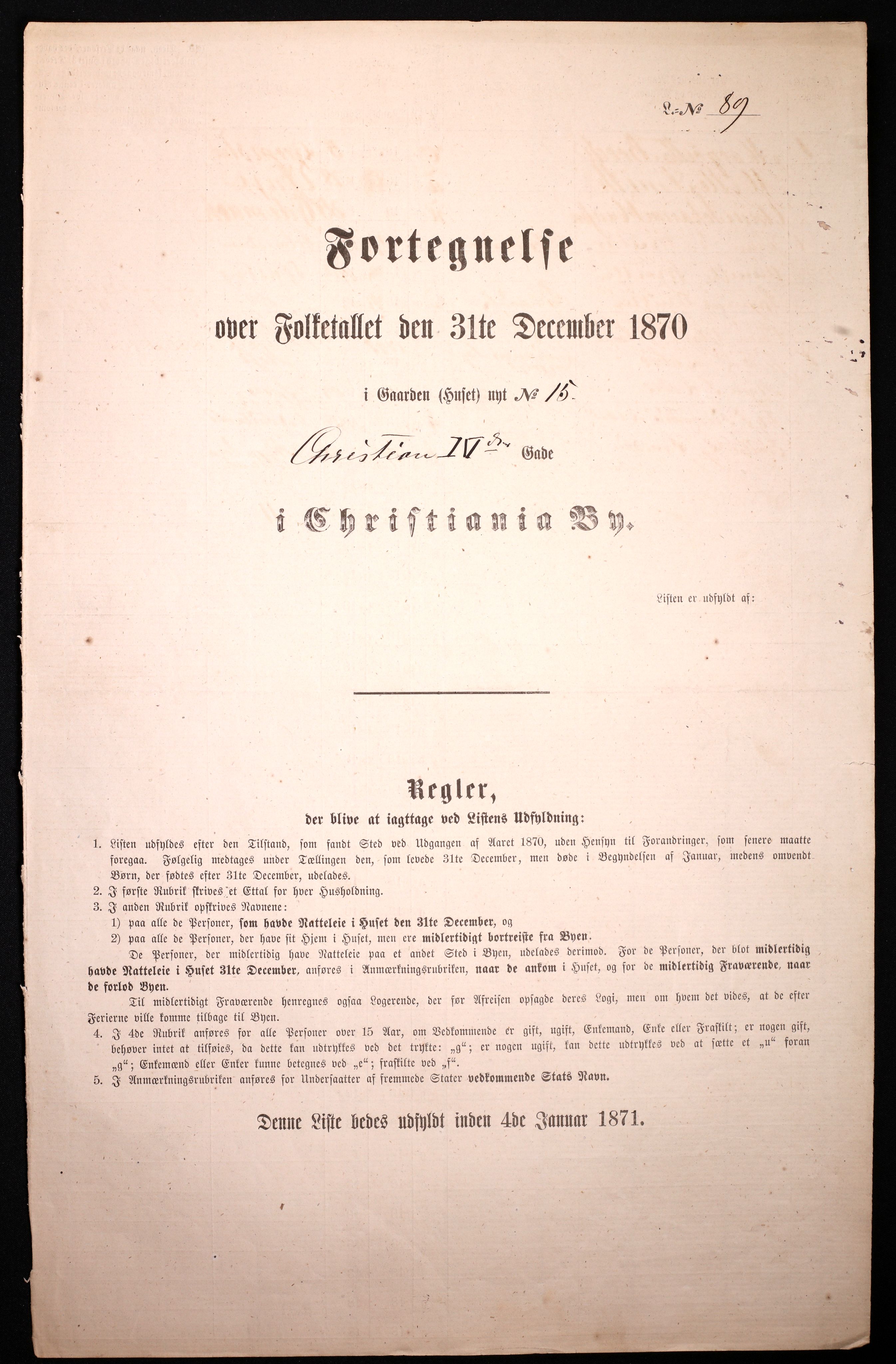 RA, Folketelling 1870 for 0301 Kristiania kjøpstad, 1870, s. 586