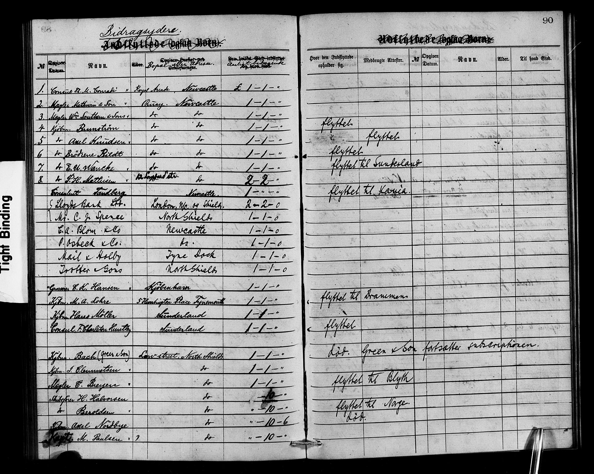 Den norske sjømannsmisjon i utlandet/Tyne-havnene (North Shields og New Castle), AV/SAB-SAB/PA-0101/H/Ha/L0001: Ministerialbok nr. A 1, 1865-1883, s. 90