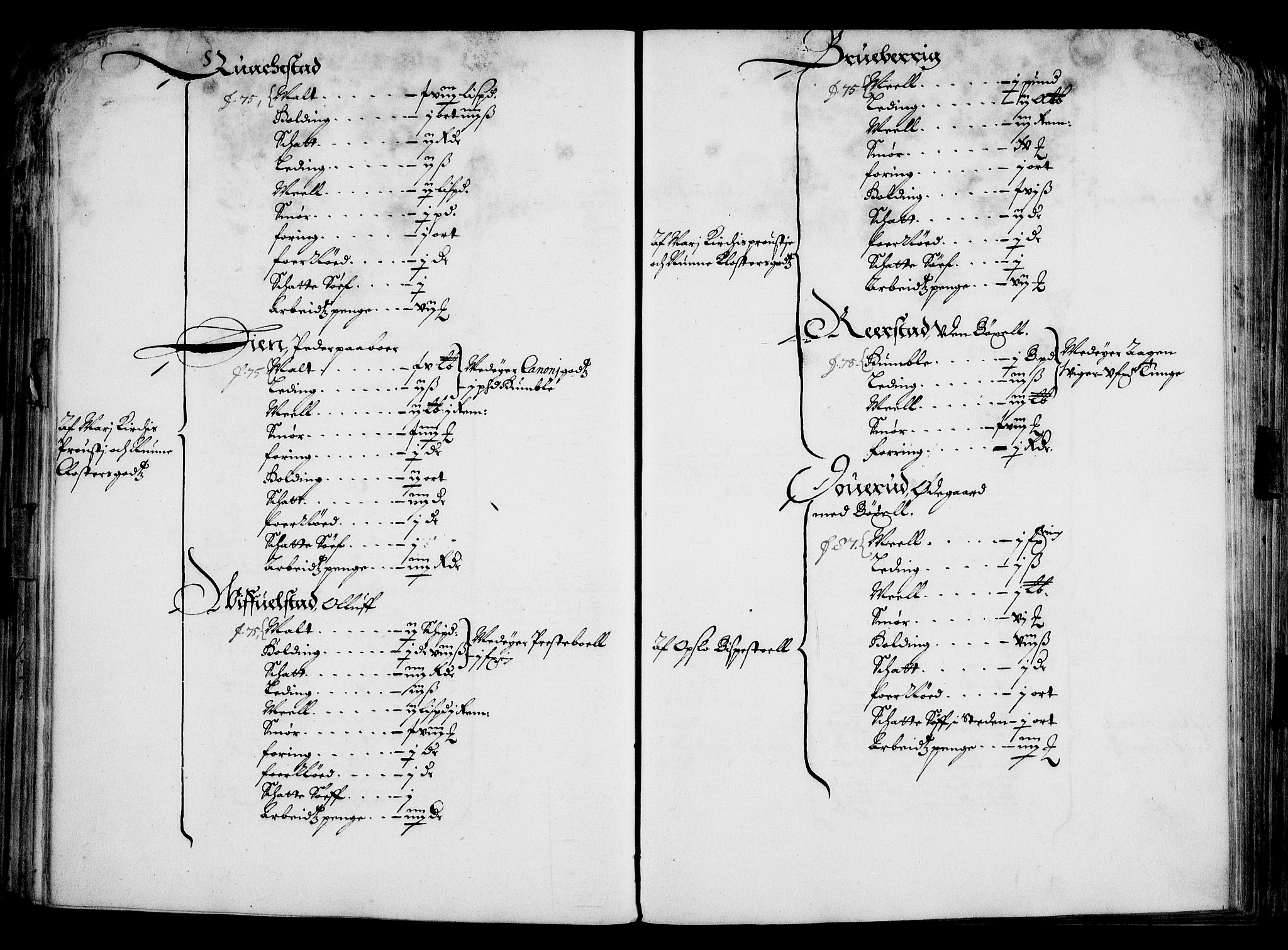 Rentekammeret inntil 1814, Realistisk ordnet avdeling, AV/RA-EA-4070/On/L0001/0001: Statens gods / [Jj 1]: Jordebok over Hannibal Sehesteds gods, 1651, s. 60