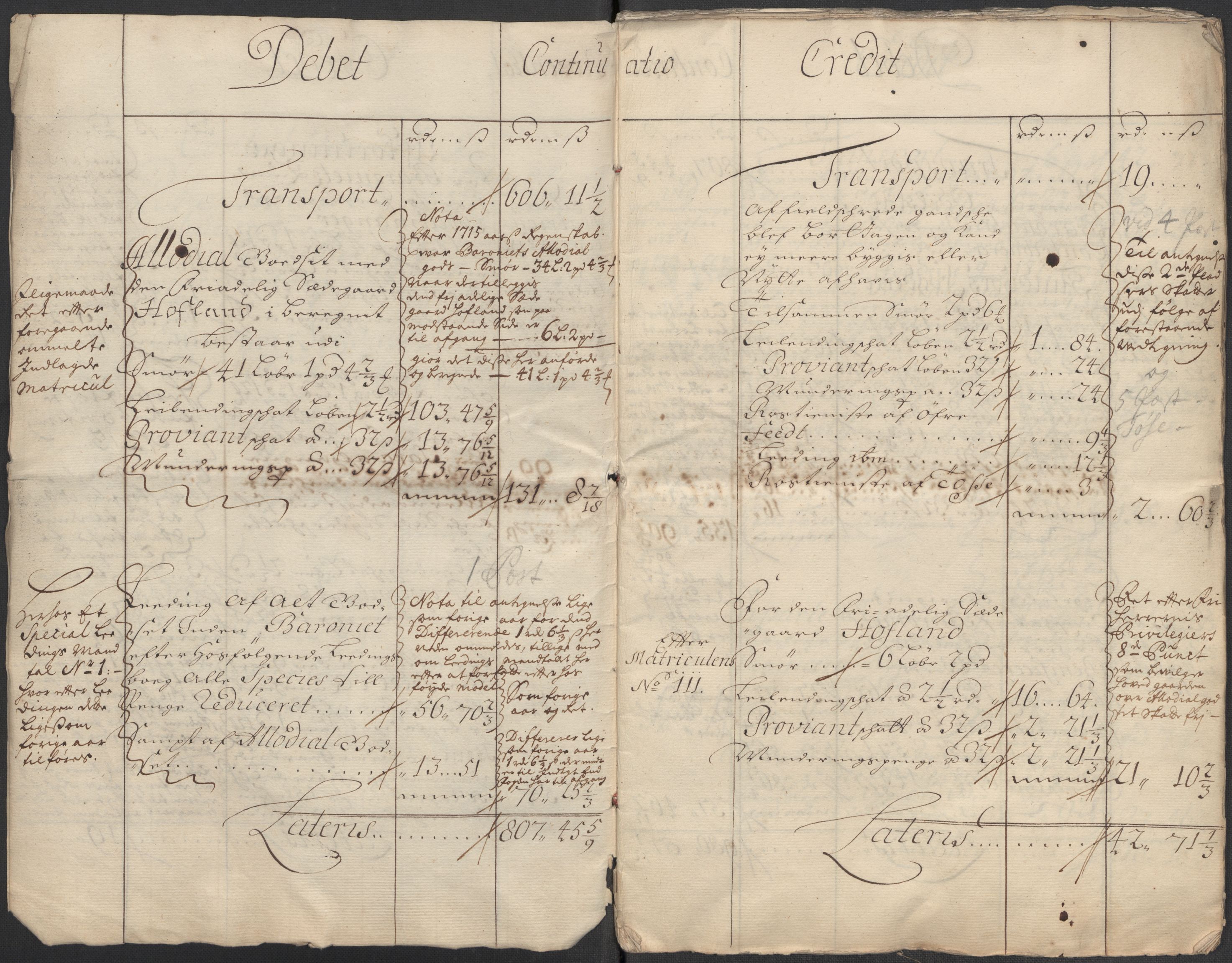 Rentekammeret inntil 1814, Reviderte regnskaper, Fogderegnskap, AV/RA-EA-4092/R49/L3139: Fogderegnskap Rosendal Baroni, 1715-1717, s. 8