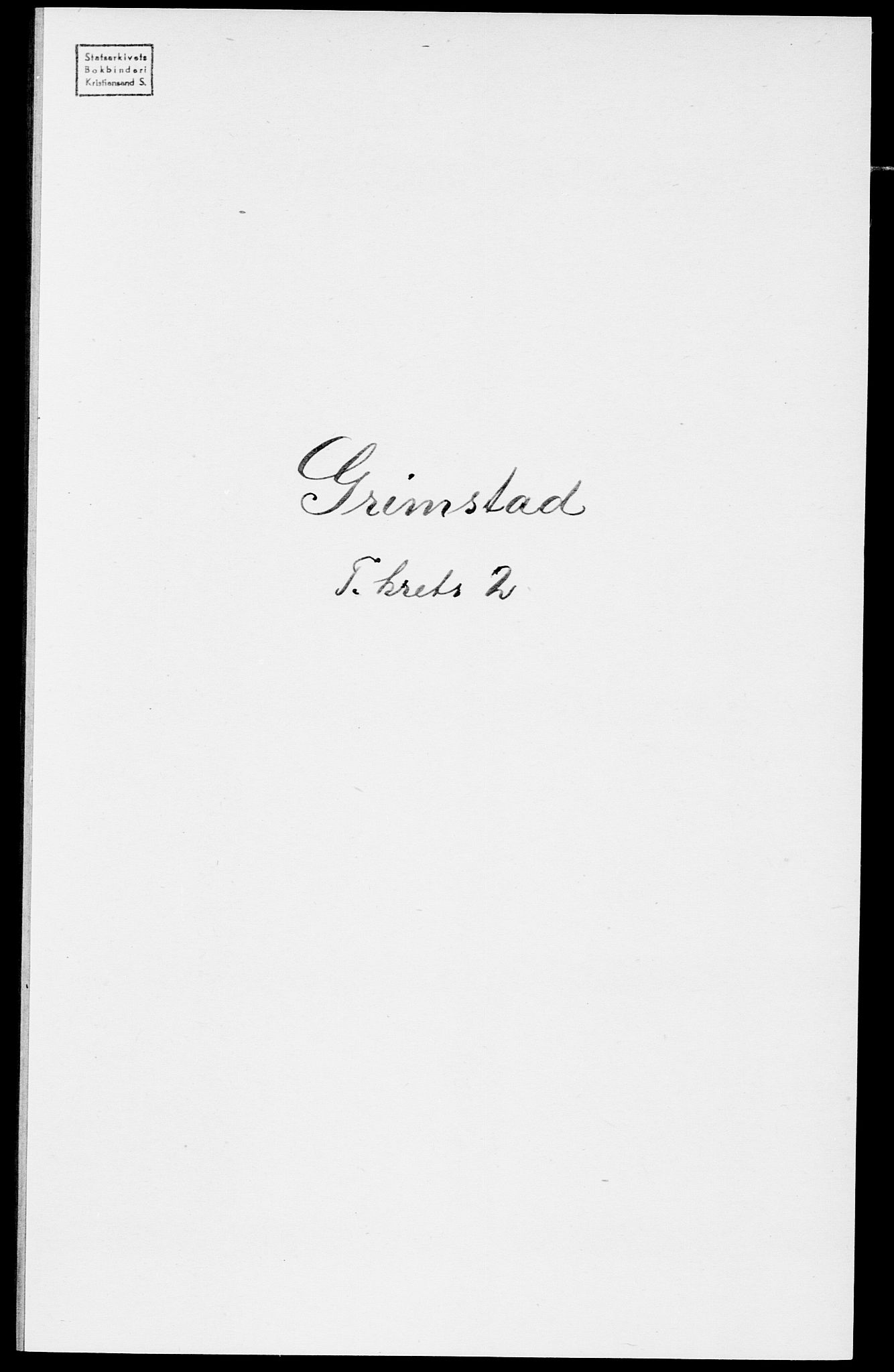 SAK, Folketelling 1875 for 0904B Fjære prestegjeld, Grimstad kjøpstad, 1875, s. 137