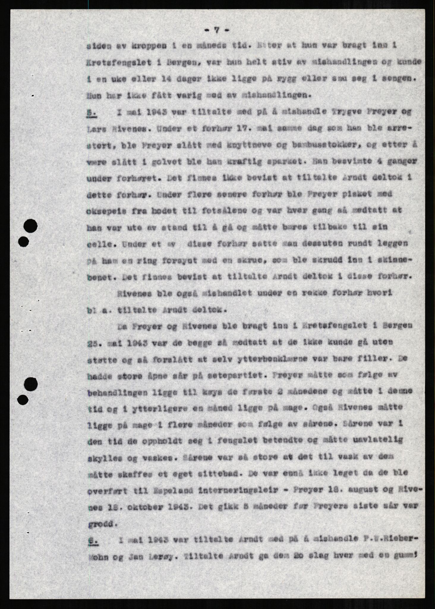 Forsvaret, Forsvarets overkommando II, AV/RA-RAFA-3915/D/Db/L0001: CI Questionaires. Tyske okkupasjonsstyrker i Norge. Tyskere., 1945-1946, s. 316