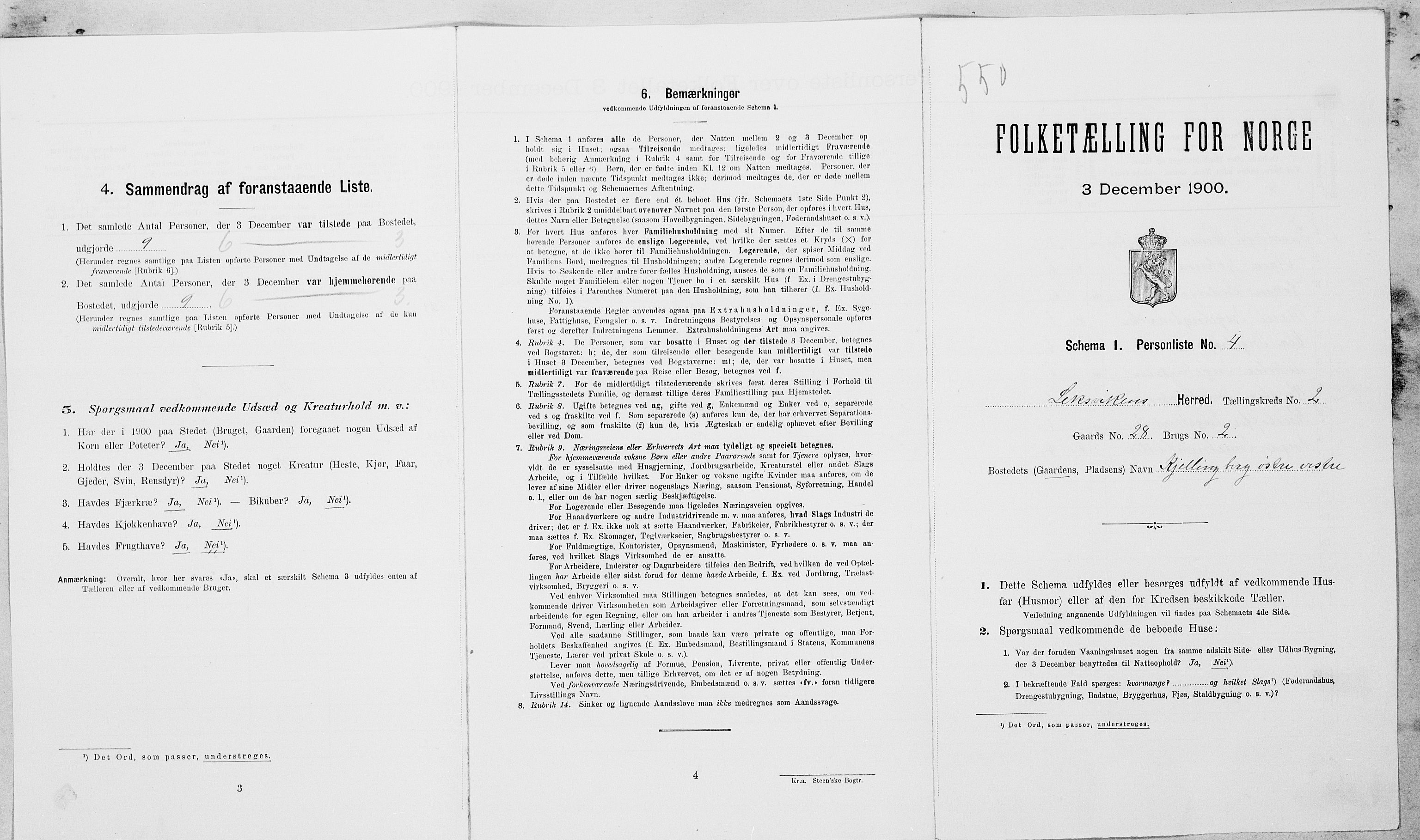 SAT, Folketelling 1900 for 1718 Leksvik herred, 1900, s. 170
