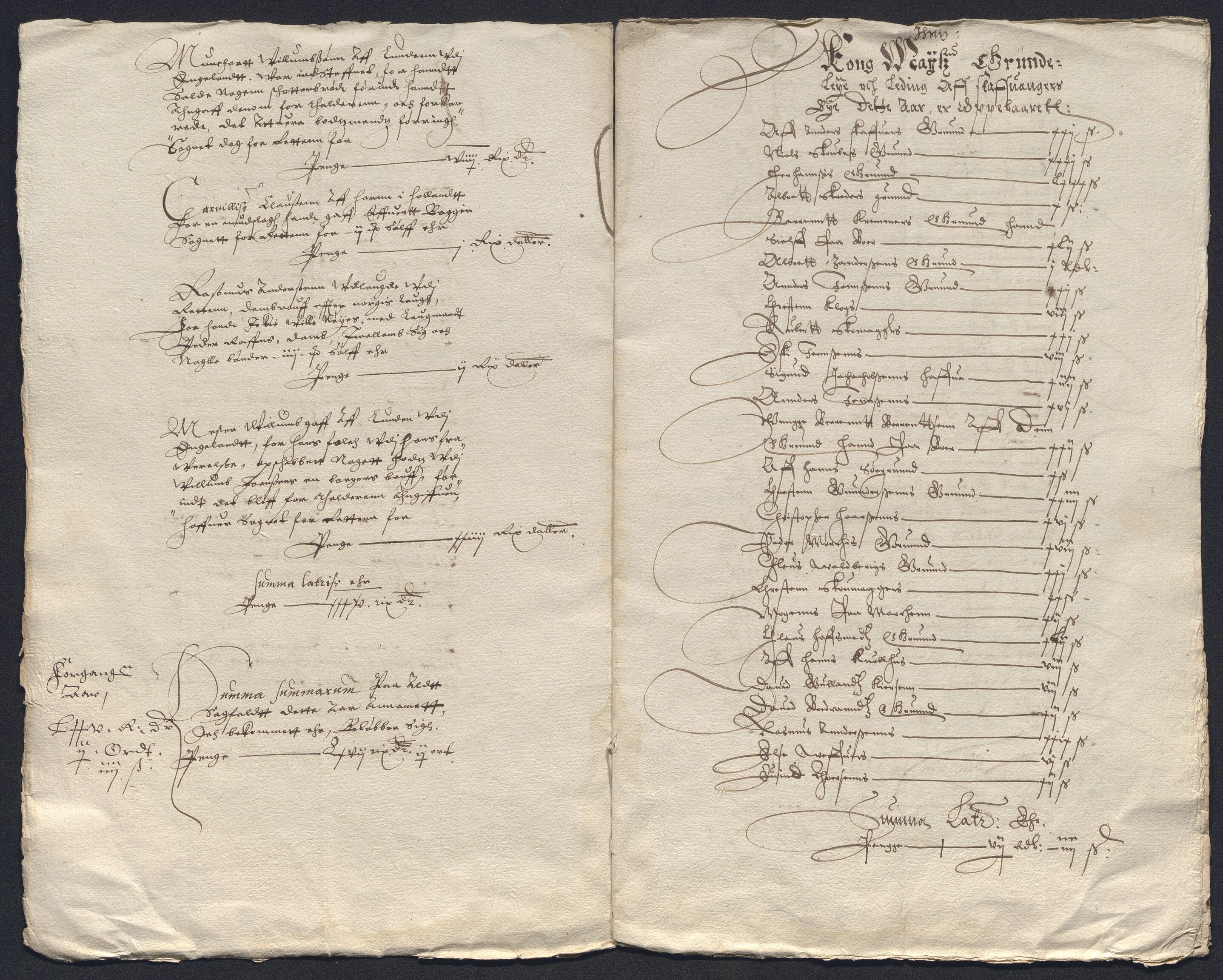 Rentekammeret inntil 1814, Reviderte regnskaper, Byregnskaper, RA/EA-4066/R/Ro/L0298: [O1] By- og kontribusjonsregnskap, 1624-1639, s. 72