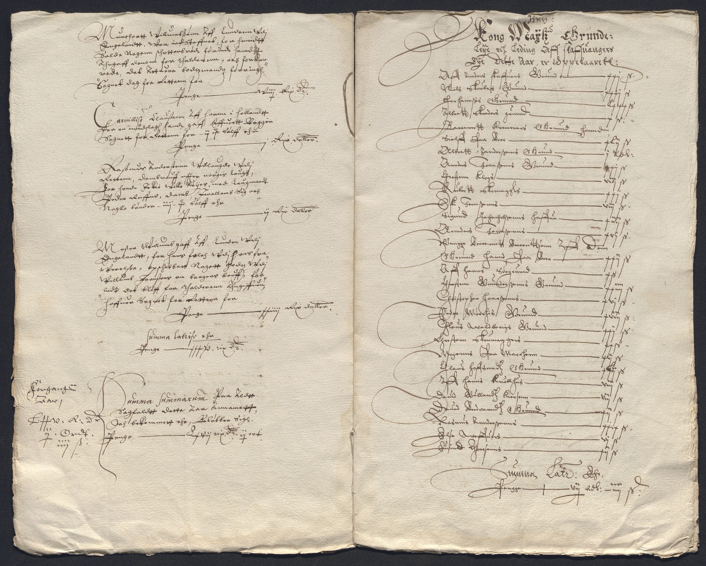 Rentekammeret inntil 1814, Reviderte regnskaper, Byregnskaper, AV/RA-EA-4066/R/Ro/L0298: [O1] By- og kontribusjonsregnskap, 1624-1639, s. 72