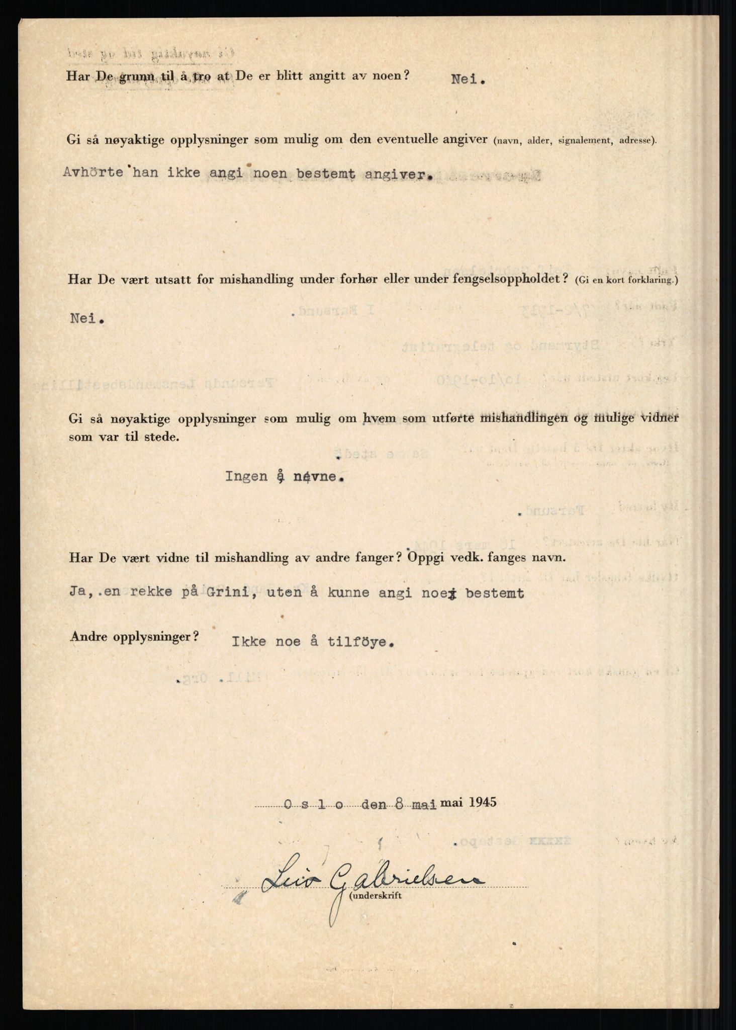 Rikspolitisjefen, AV/RA-S-1560/L/L0004: Eriksen, Alf - Geving, Øivind, 1940-1945, s. 1044