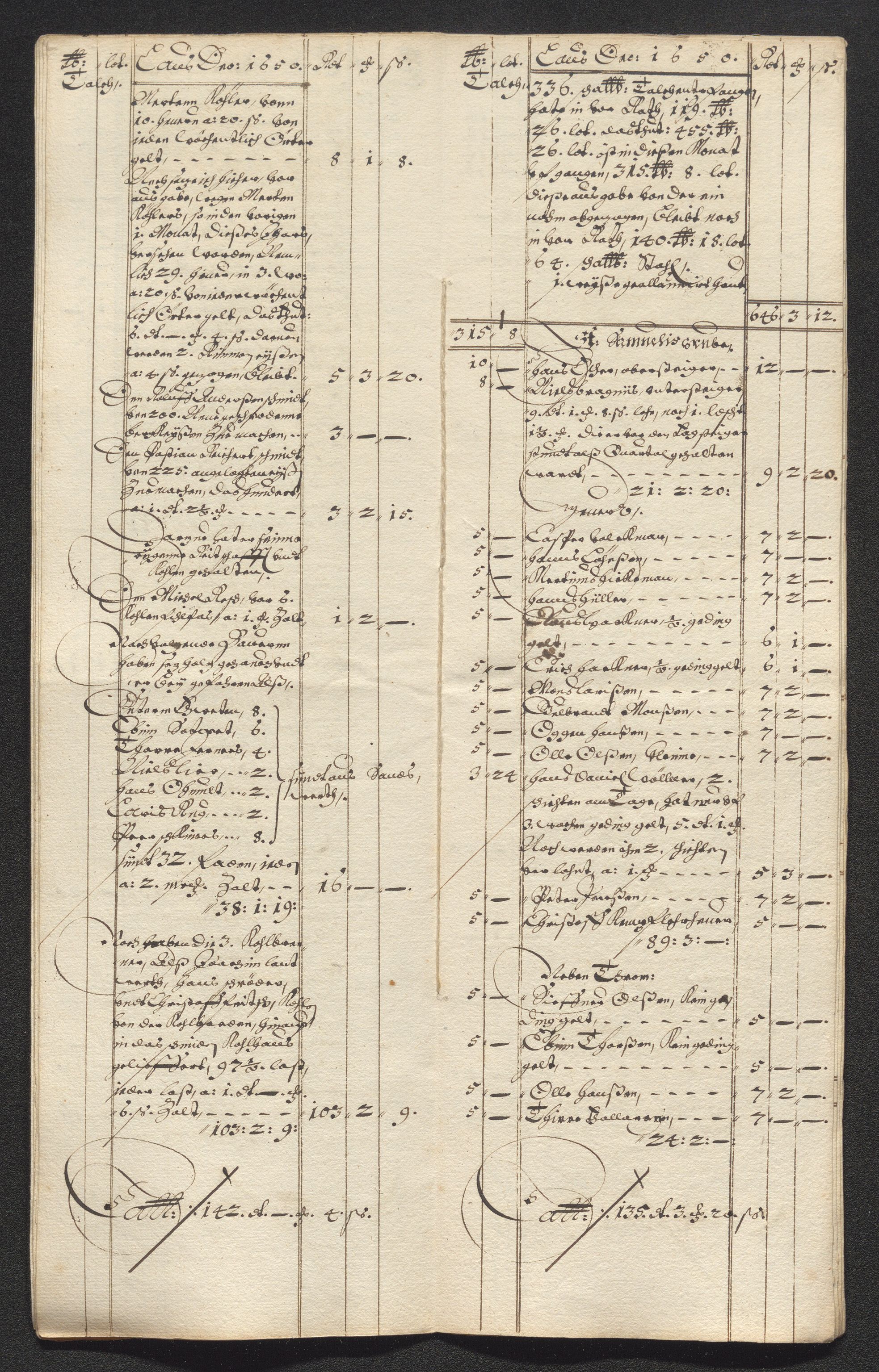 Kongsberg Sølvverk 1623-1816, AV/SAKO-EA-3135/001/D/Dc/Dcd/L0024: Utgiftsregnskap for gruver m.m. , 1650, s. 32
