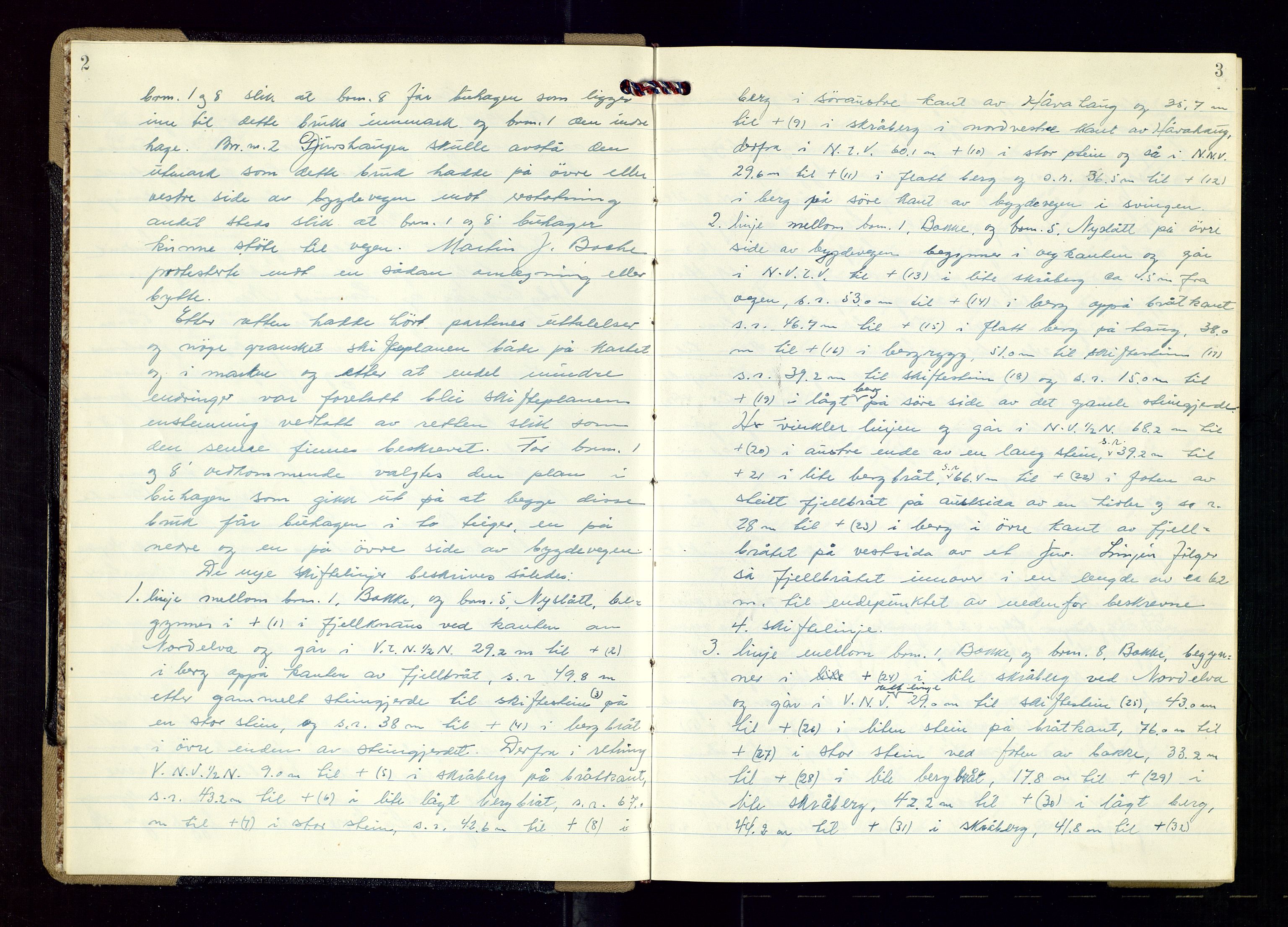 Nord-Rogaland jordskifterett, AV/SAST-A-102427/Oaa/L0002: Jordskifterettsbok nr. 23.  Ryfylke, 1947-1954, s. 2-3