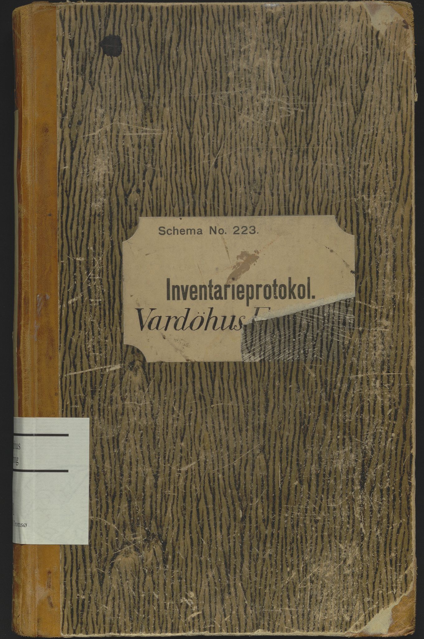 Vardøhus festning, SATØ/S-0036/Rx/L0291: Inventarprotokoller og -lister (før 1891, se journalsakene, jf. besiktelser). Med register., 1906-1911
