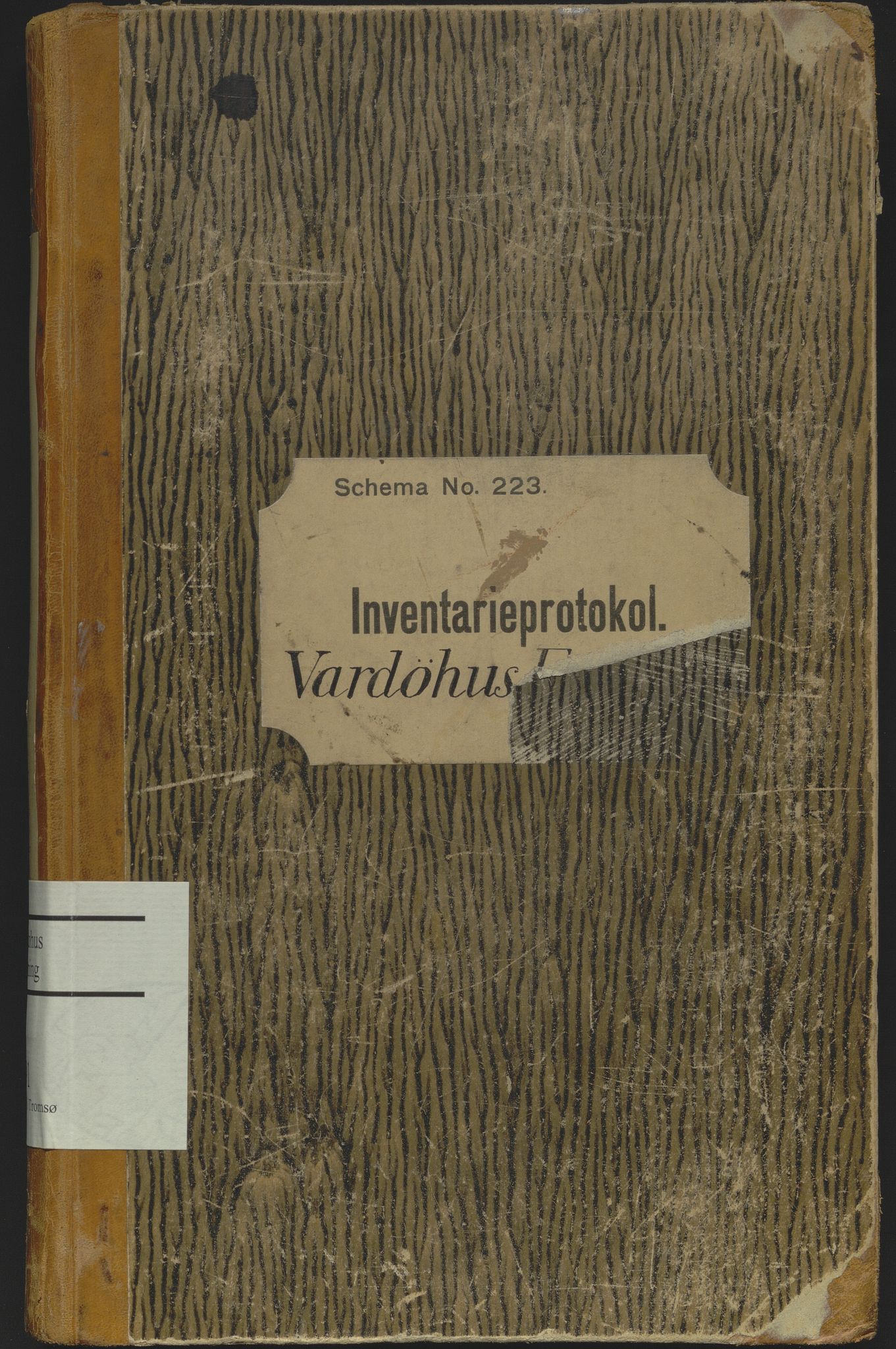 Vardøhus festning, AV/SATØ-S-0036/Rx/L0291: Inventarprotokoller og -lister (før 1891, se journalsakene, jf. besiktelser). Med register., 1906-1911