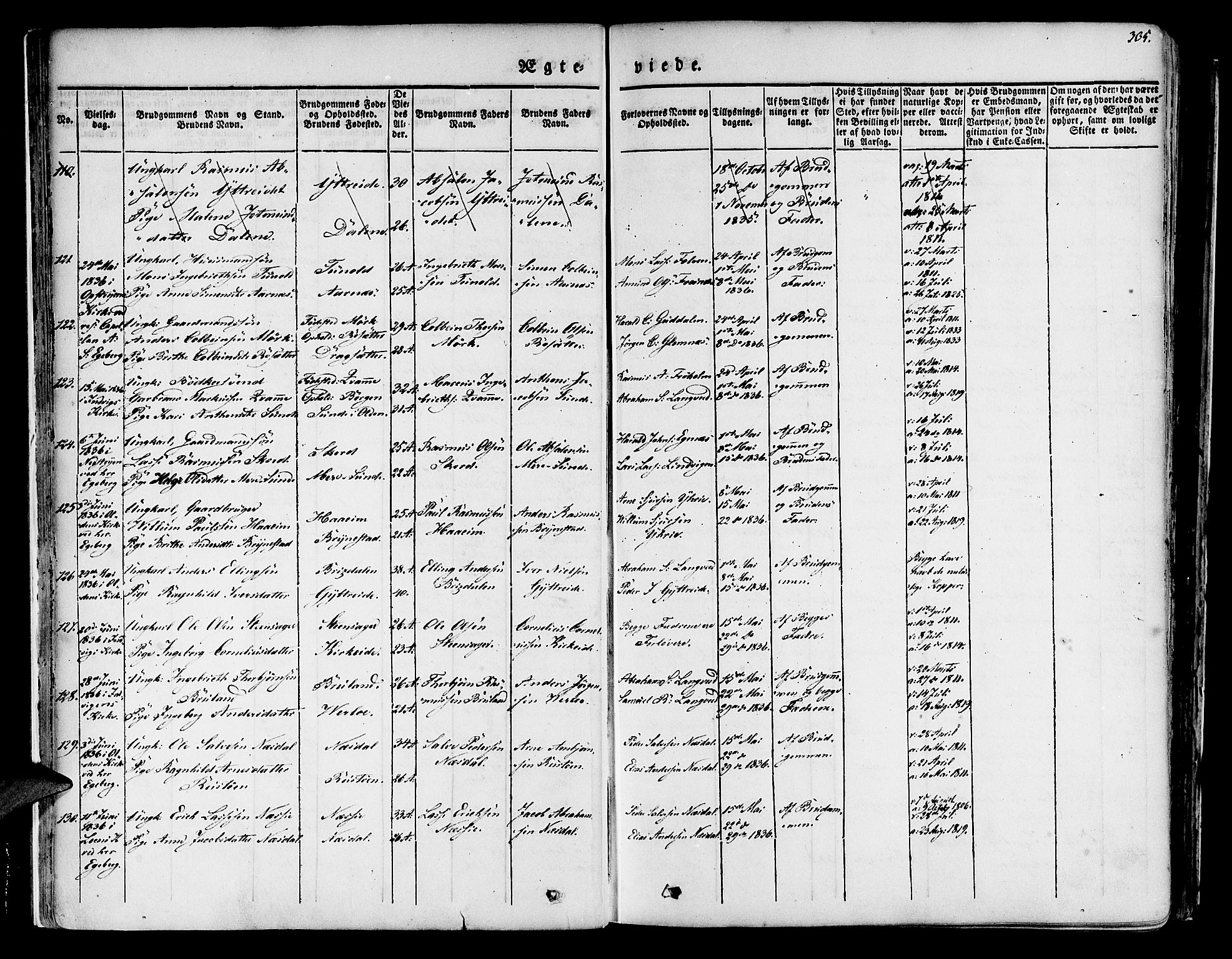 Innvik sokneprestembete, AV/SAB-A-80501: Ministerialbok nr. A 4II, 1832-1846, s. 305