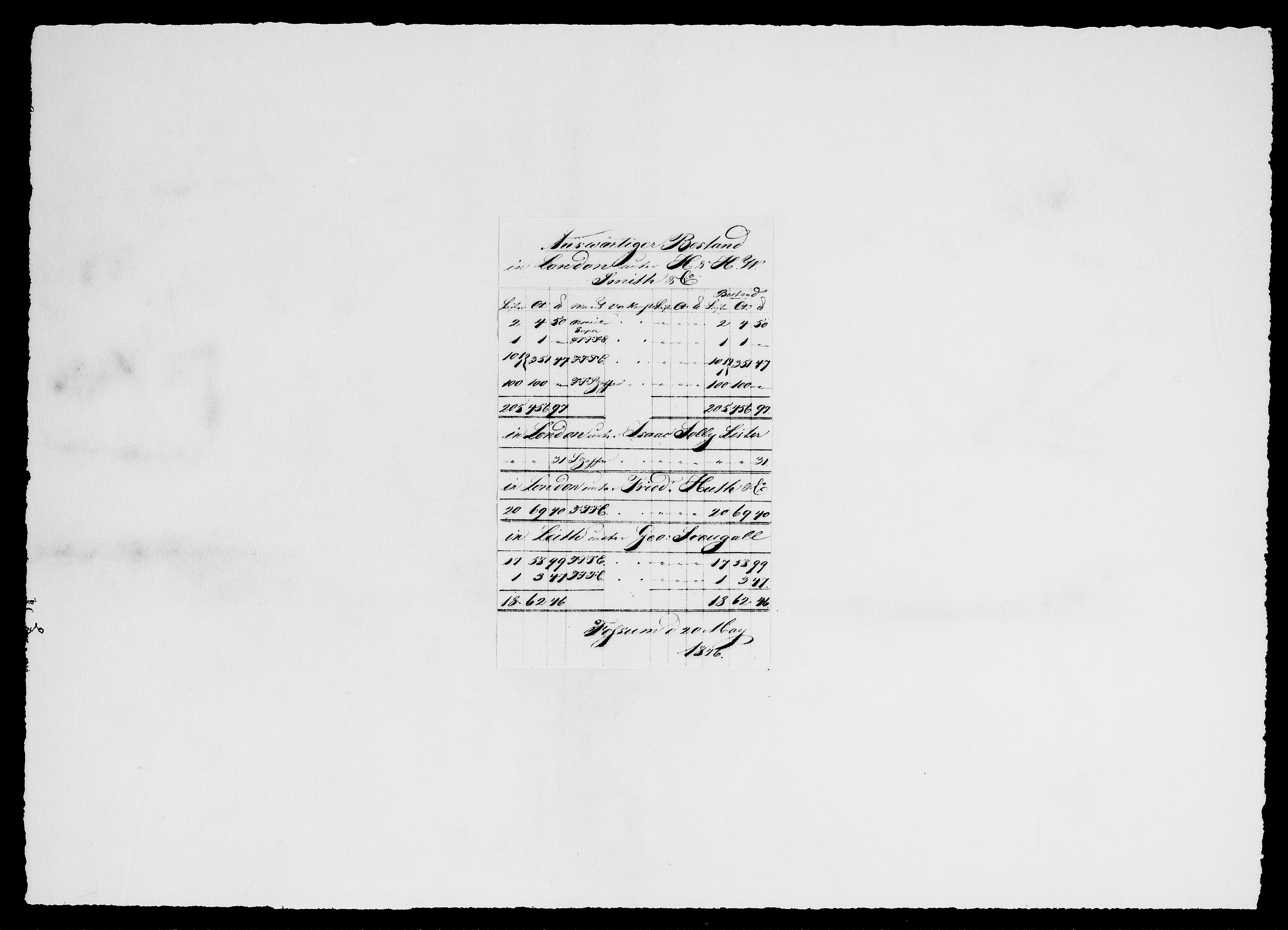 Modums Blaafarveværk, AV/RA-PA-0157/G/Ge/L0315/0001: -- / Rapporter over produksjonen ved farveverket (Blaufarbenwerks Bericht), 1823-1848, s. 6