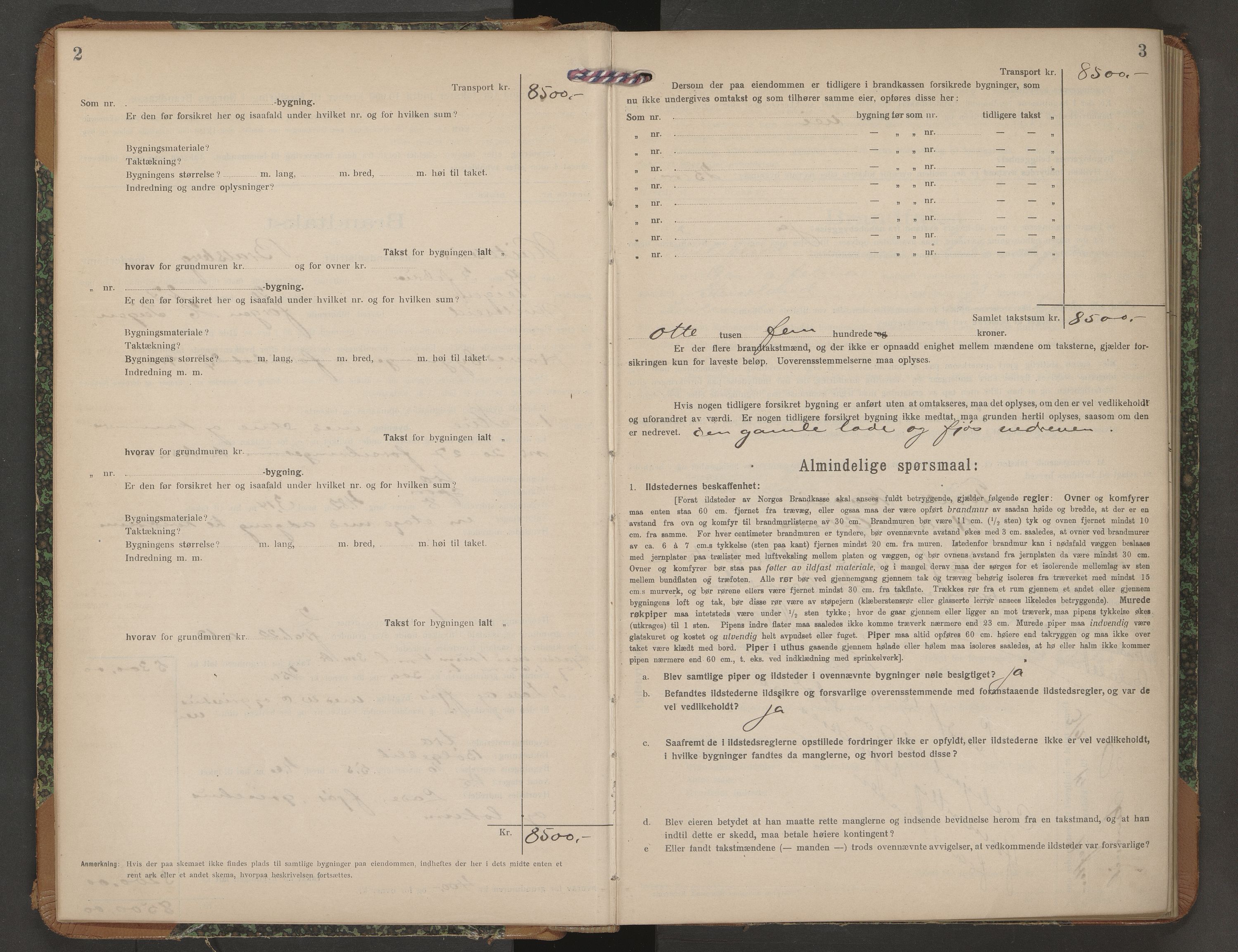 Kviteseid lensmannskontor, AV/SAKO-A-562/Y/Yd/Ydb/L0004: Skjematakstprotokoll, 1919-1924