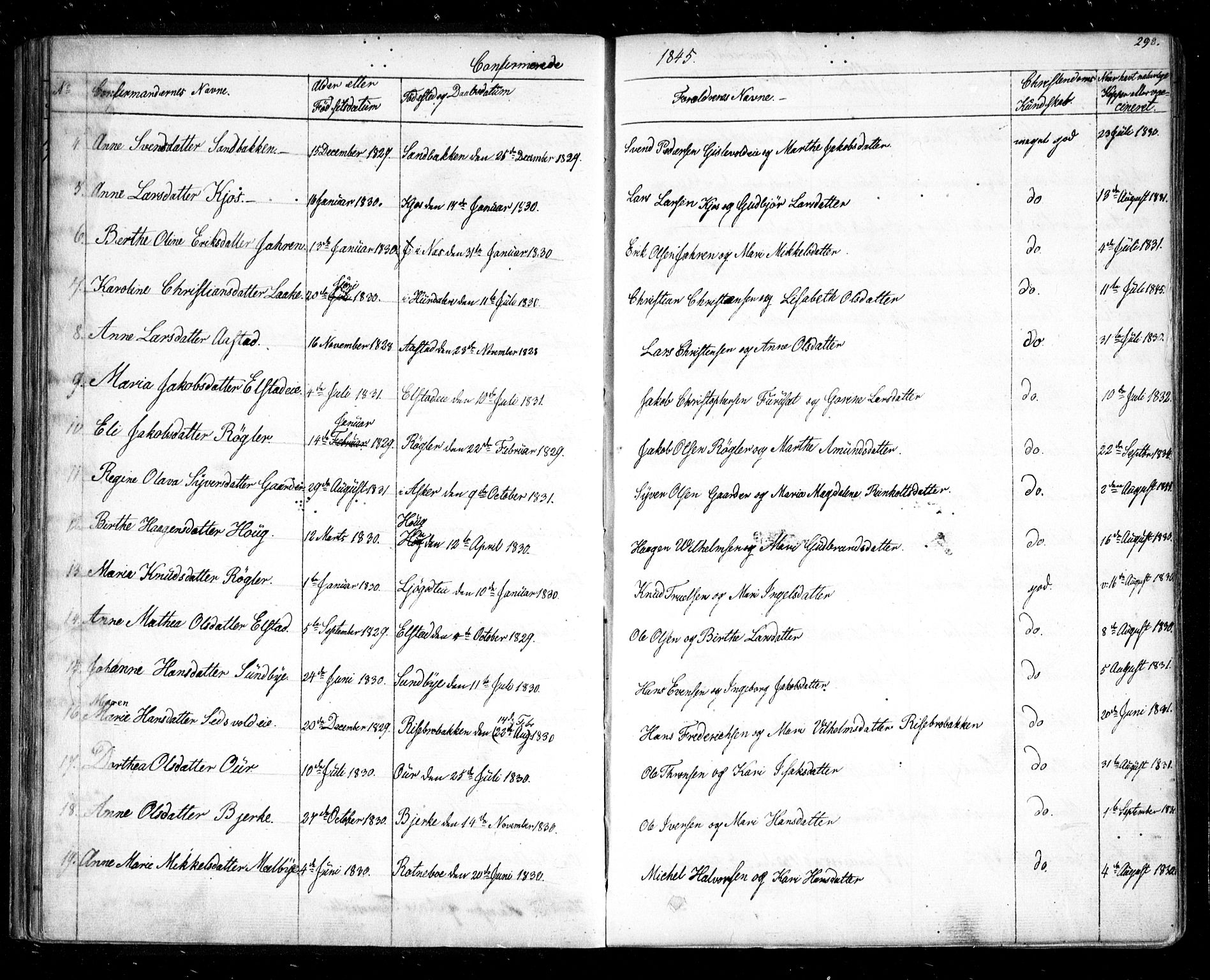 Ullensaker prestekontor Kirkebøker, AV/SAO-A-10236a/F/Fa/L0014.b: Ministerialbok nr. I 14B, 1836-1850, s. 298
