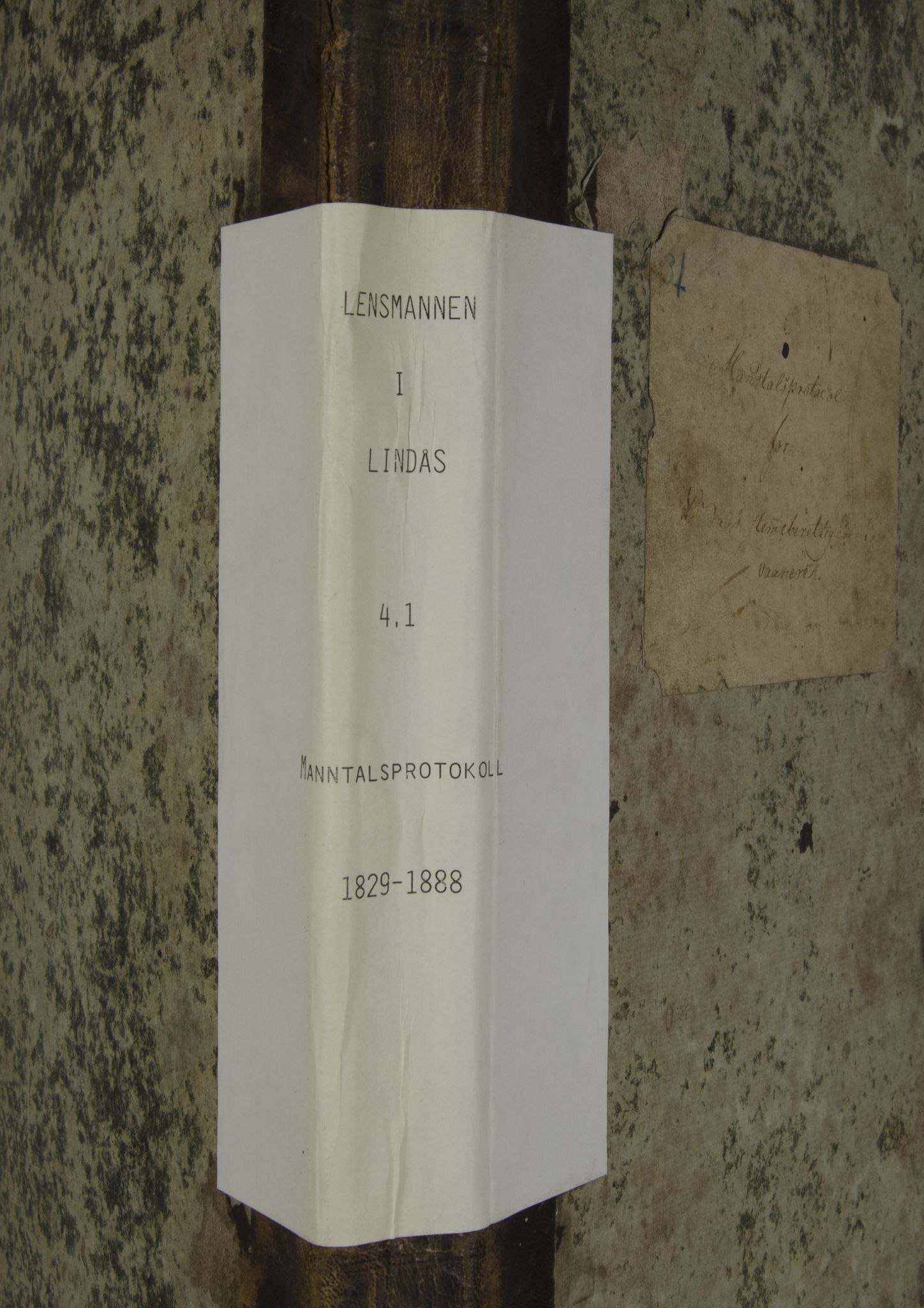 Lensmannen i Lindås, SAB/A-33501/0004/L0001: Manntalsprotokoll, 1829-1888