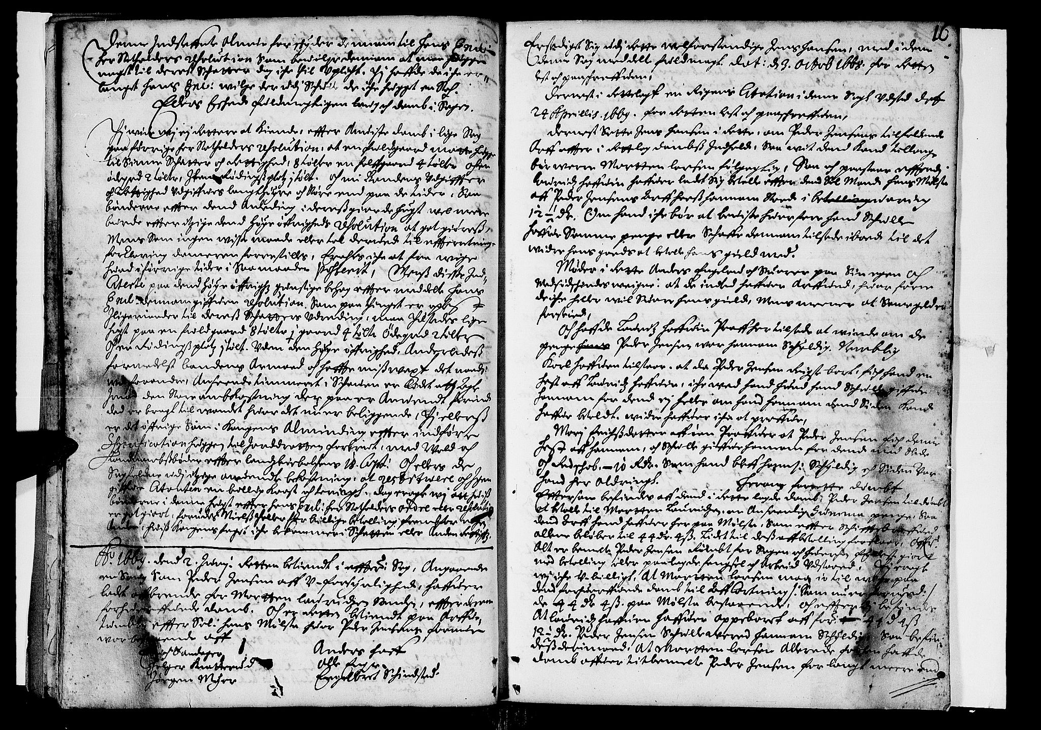 Hedemarken sorenskriveri, AV/SAH-TING-034/G/Gb/L0005: Tingbok, 1669, s. 15b-16a