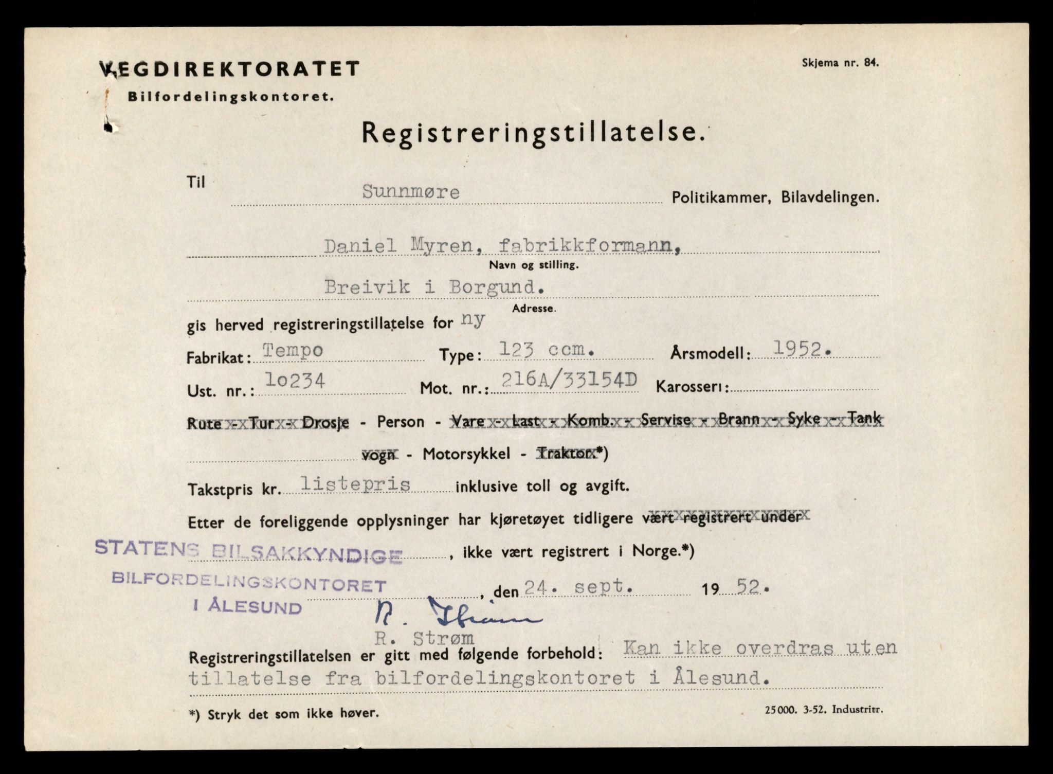 Møre og Romsdal vegkontor - Ålesund trafikkstasjon, AV/SAT-A-4099/F/Fe/L0031: Registreringskort for kjøretøy T 11800 - T 11996, 1927-1998, s. 661