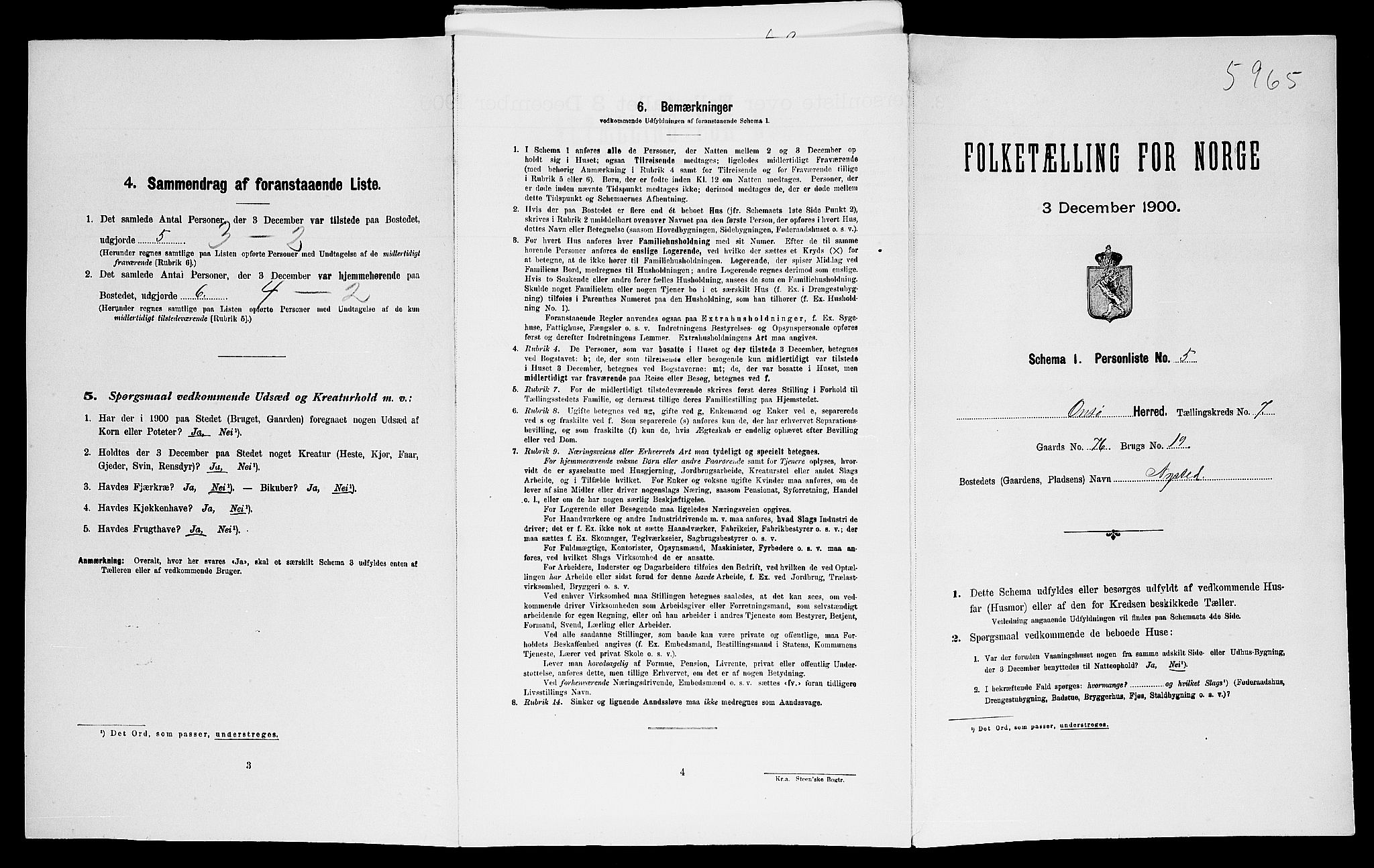 SAO, Folketelling 1900 for 0134 Onsøy herred, 1900, s. 1411