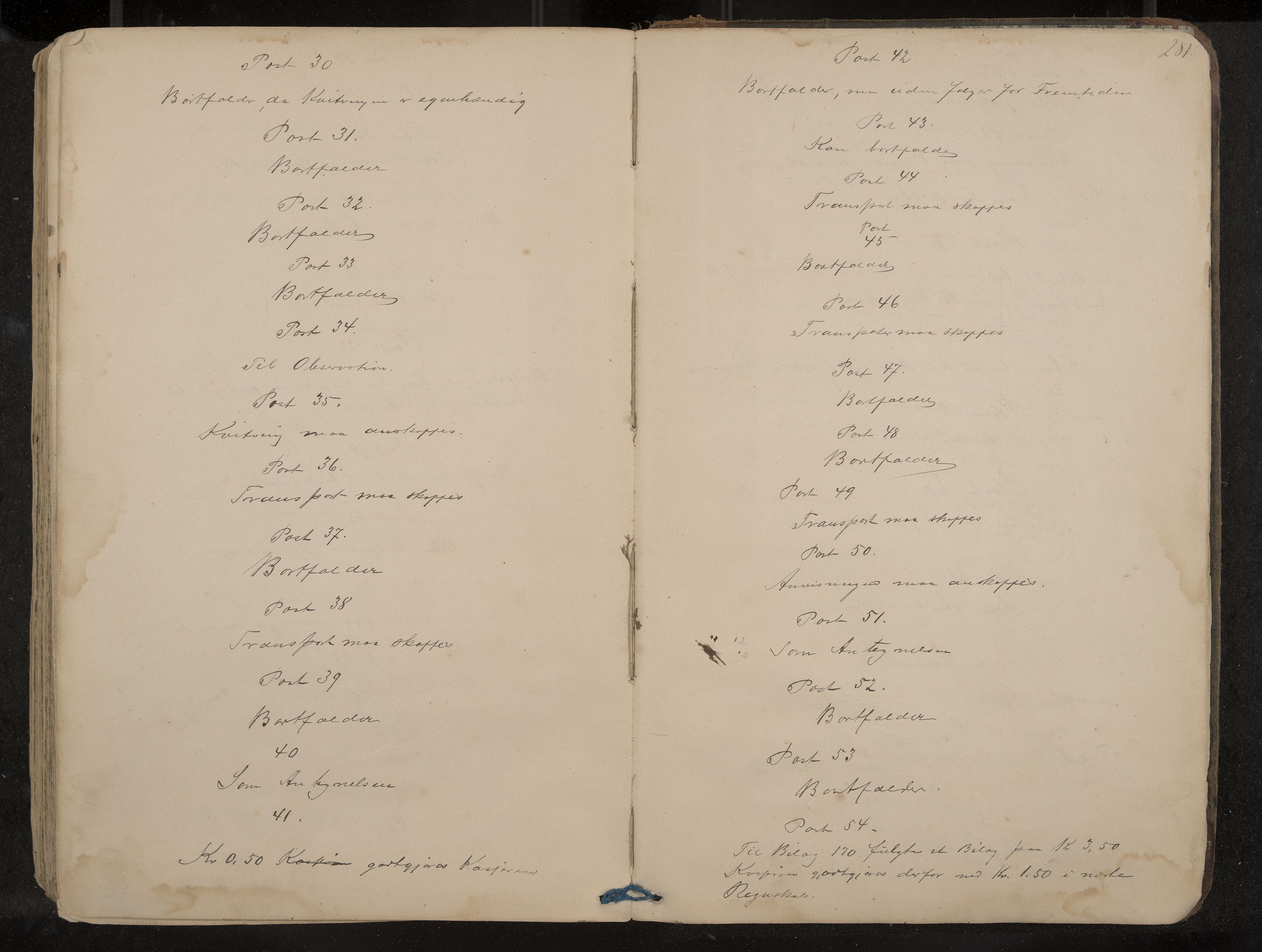 Lårdal formannskap og sentraladministrasjon, IKAK/0833021/A/L0002: Møtebok, 1865-1893, s. 281