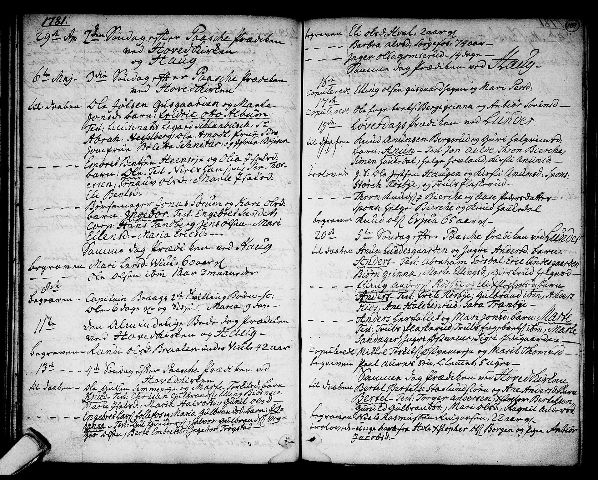 Norderhov kirkebøker, SAKO/A-237/F/Fa/L0005: Ministerialbok nr. 5, 1775-1789, s. 109
