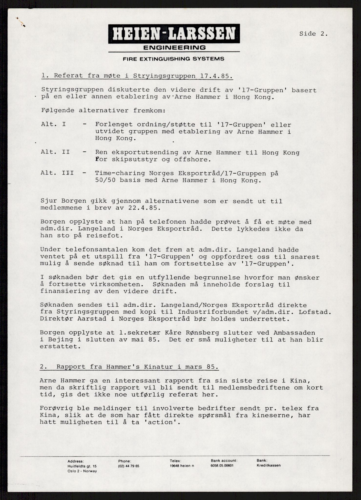 "17-Gruppen Kina", AV/RA-PA-1688/A/L0001: Møtereferater, 1979-1986, s. 197