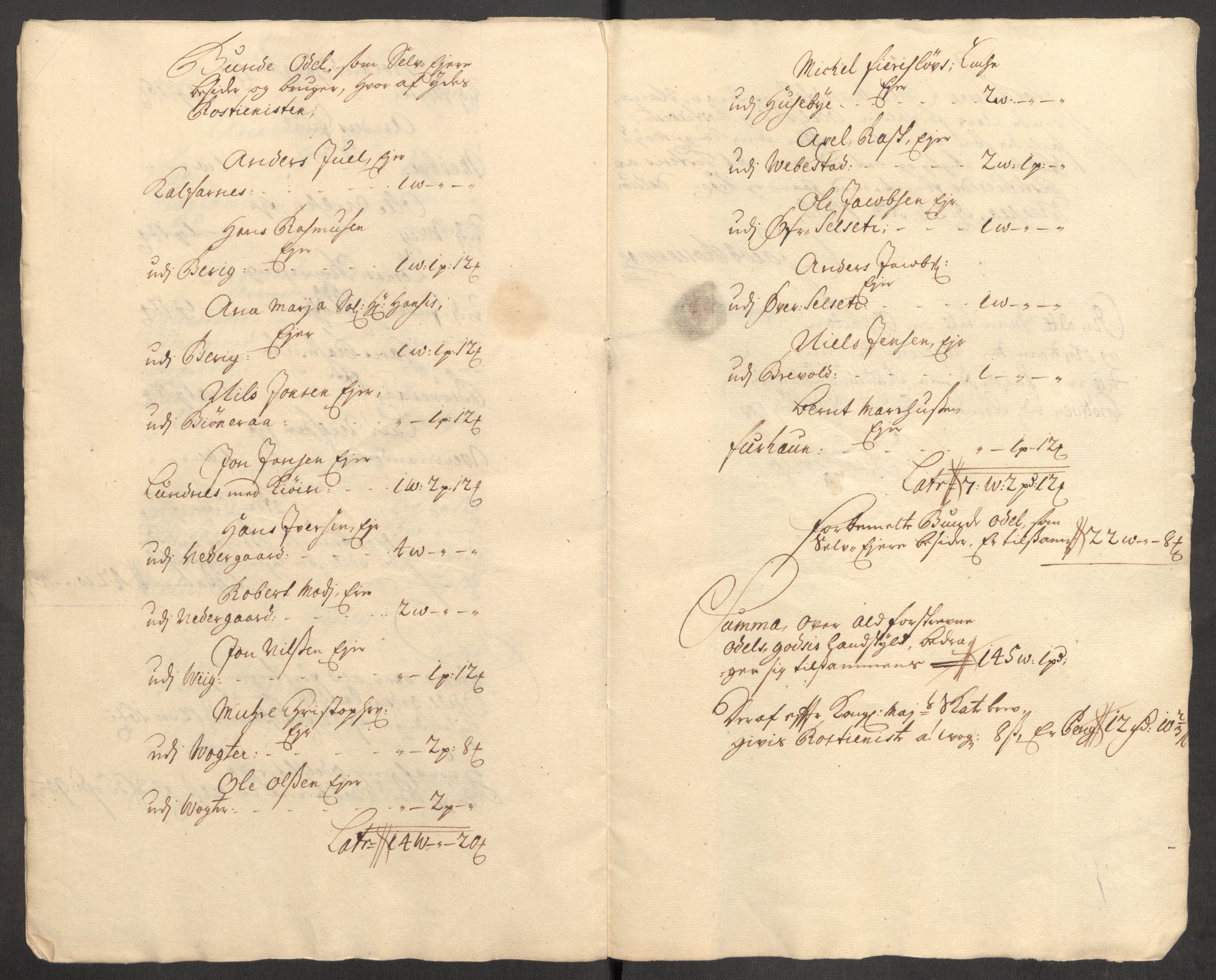 Rentekammeret inntil 1814, Reviderte regnskaper, Fogderegnskap, AV/RA-EA-4092/R68/L4757: Fogderegnskap Senja og Troms, 1708-1710, s. 36