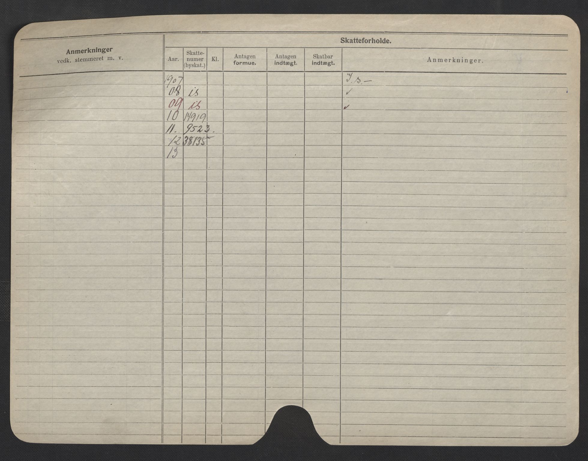 Oslo folkeregister, Registerkort, SAO/A-11715/F/Fa/Fac/L0006: Menn, 1906-1914, s. 175b